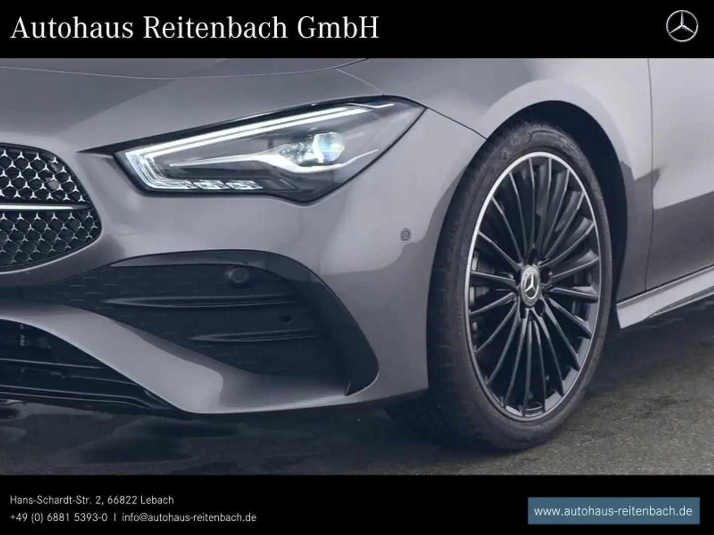 Mercedes-Benz CLA 200 CLA200 COUPÉ AMG+DISTR+19 BURMESTER+NIGHT+KEYLES Gris - 2