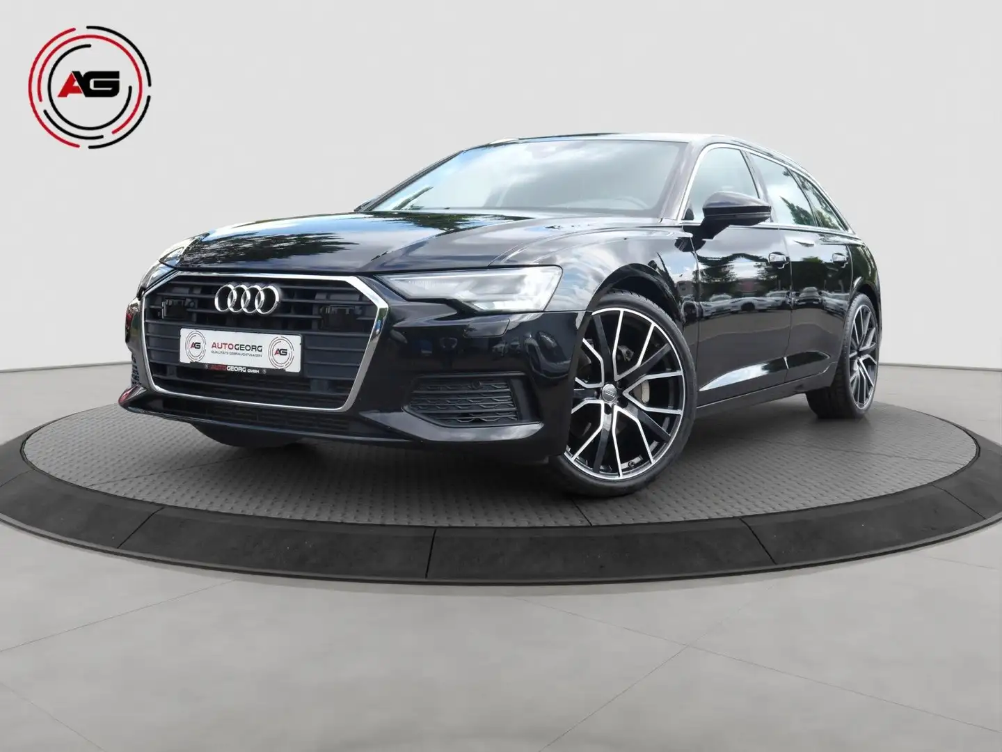 Audi A6 45 TFSI NAVI LEDER LED AHK ACC KEYLESS 21ZOLL Schwarz - 1