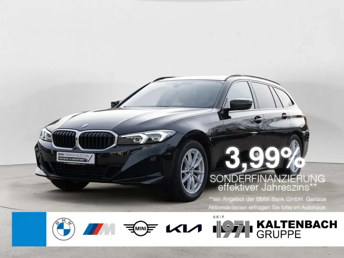 BMW 318 i Touring AHK LED HUD NAVI KAMERA KLIMA Schwarz - 1