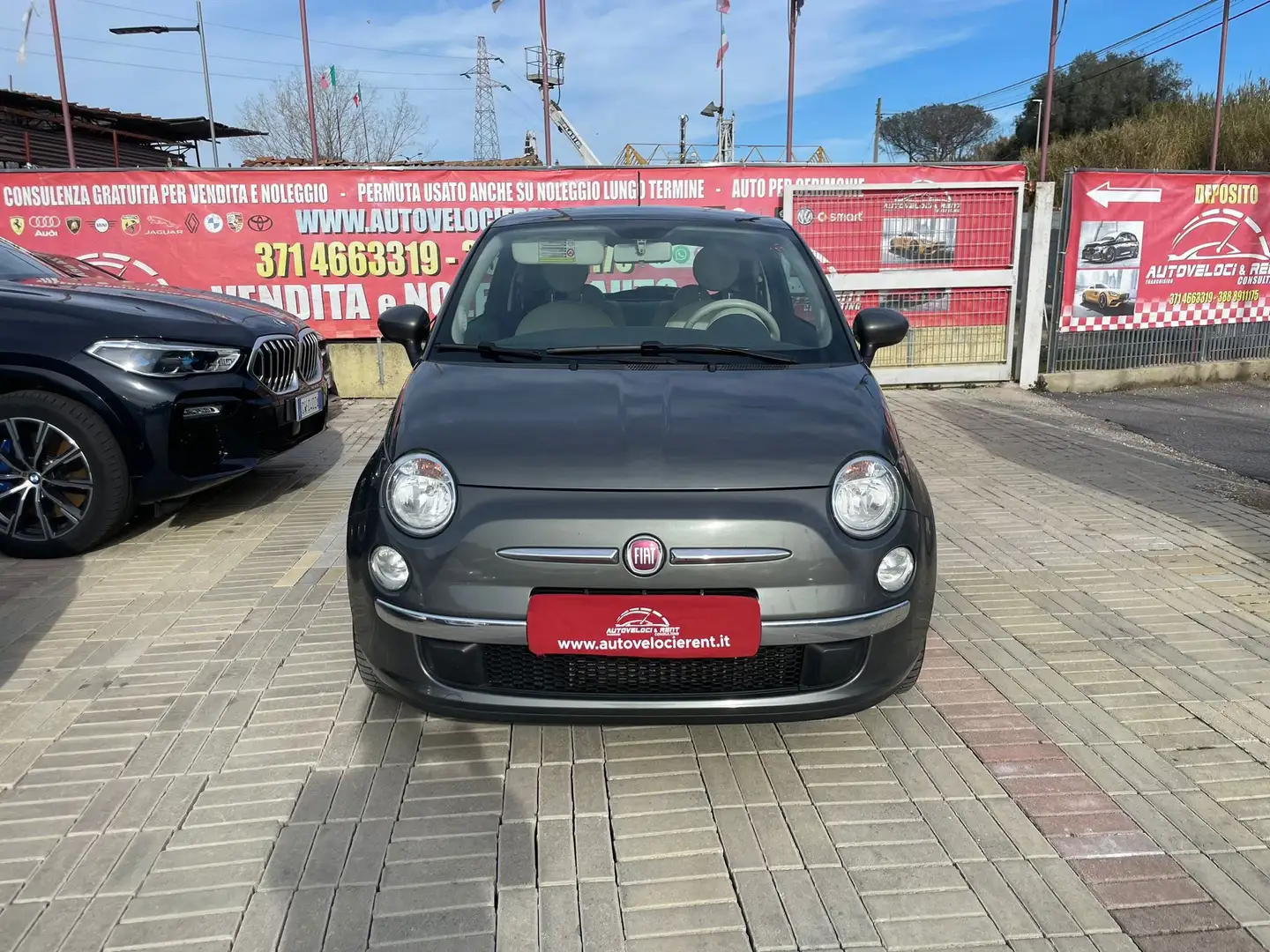 Fiat 500 Lounge 1.2 Euro 6 idonea per neopatentati .Tetto Gris - 1