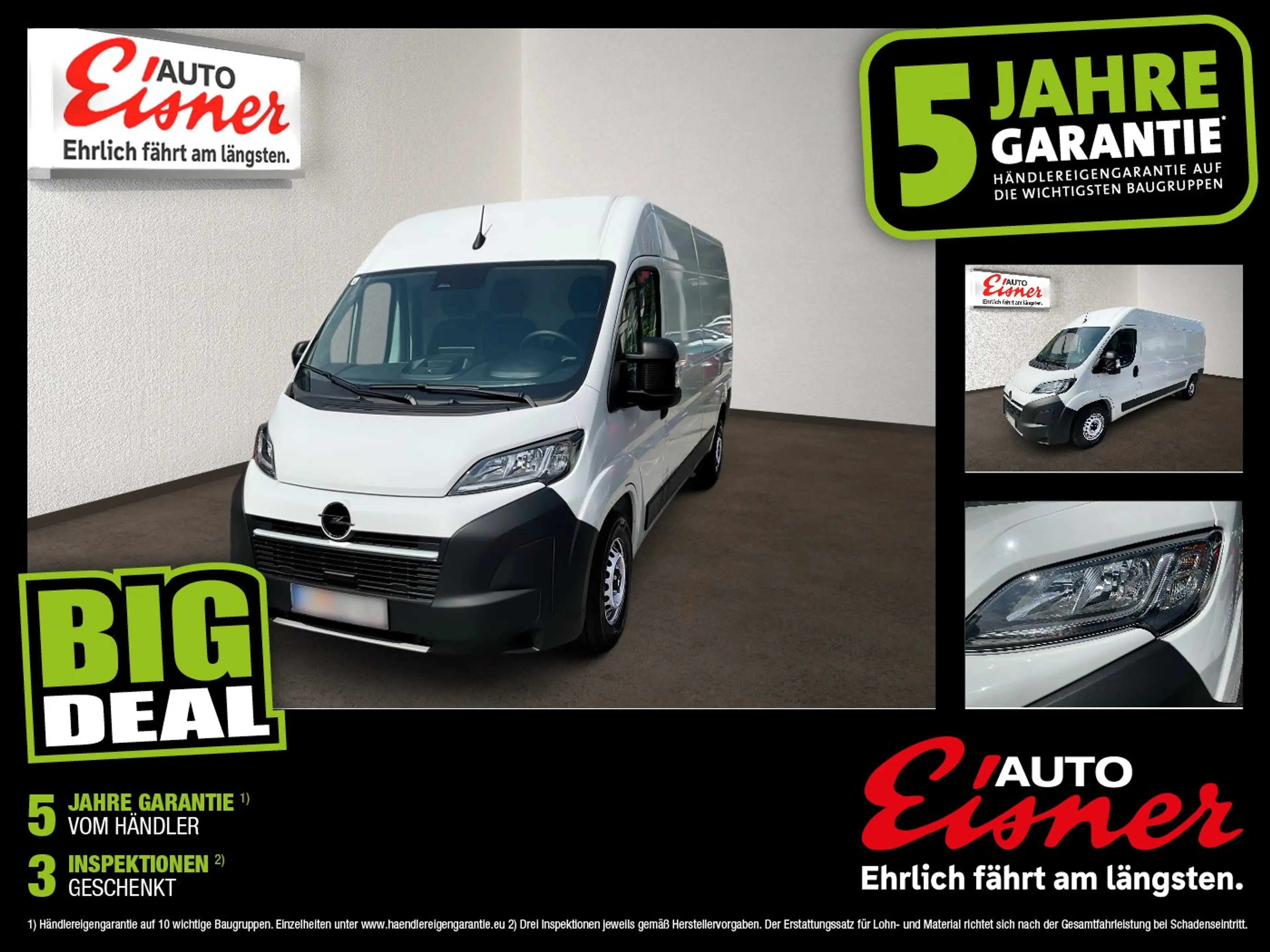 Opel Movano Kasten L3H2 Klimaautomatik, PDC, 3Sitzer