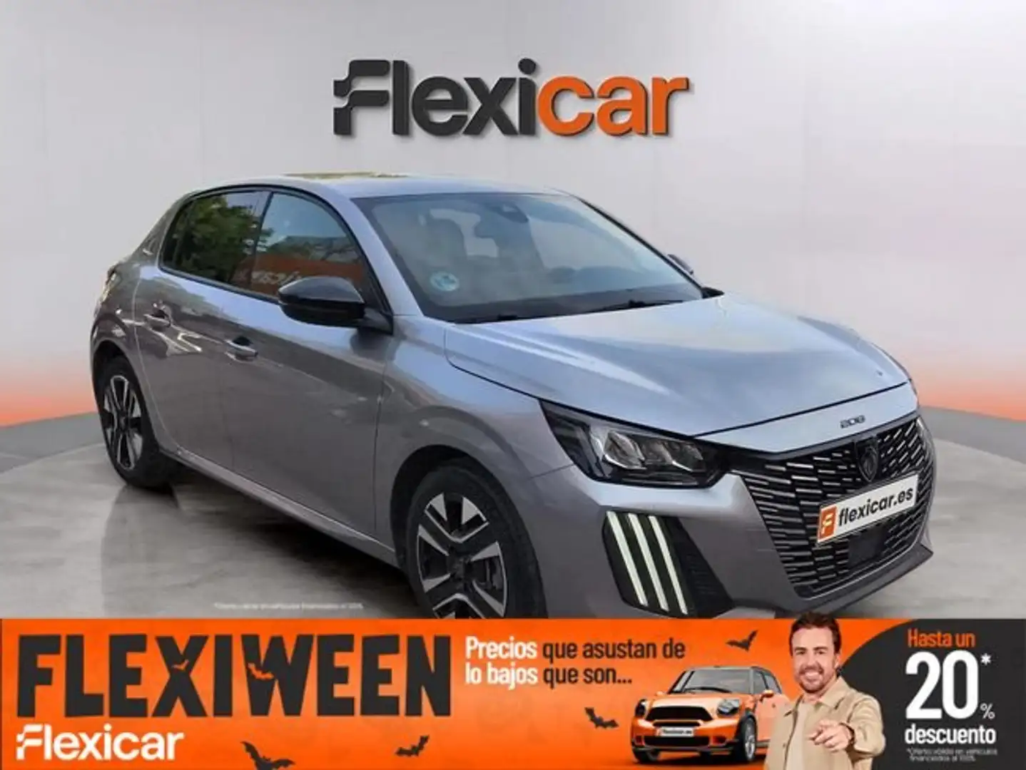Peugeot 208 Allure Gasolina 100 S&S 6 Vel. MAN Gris - 1