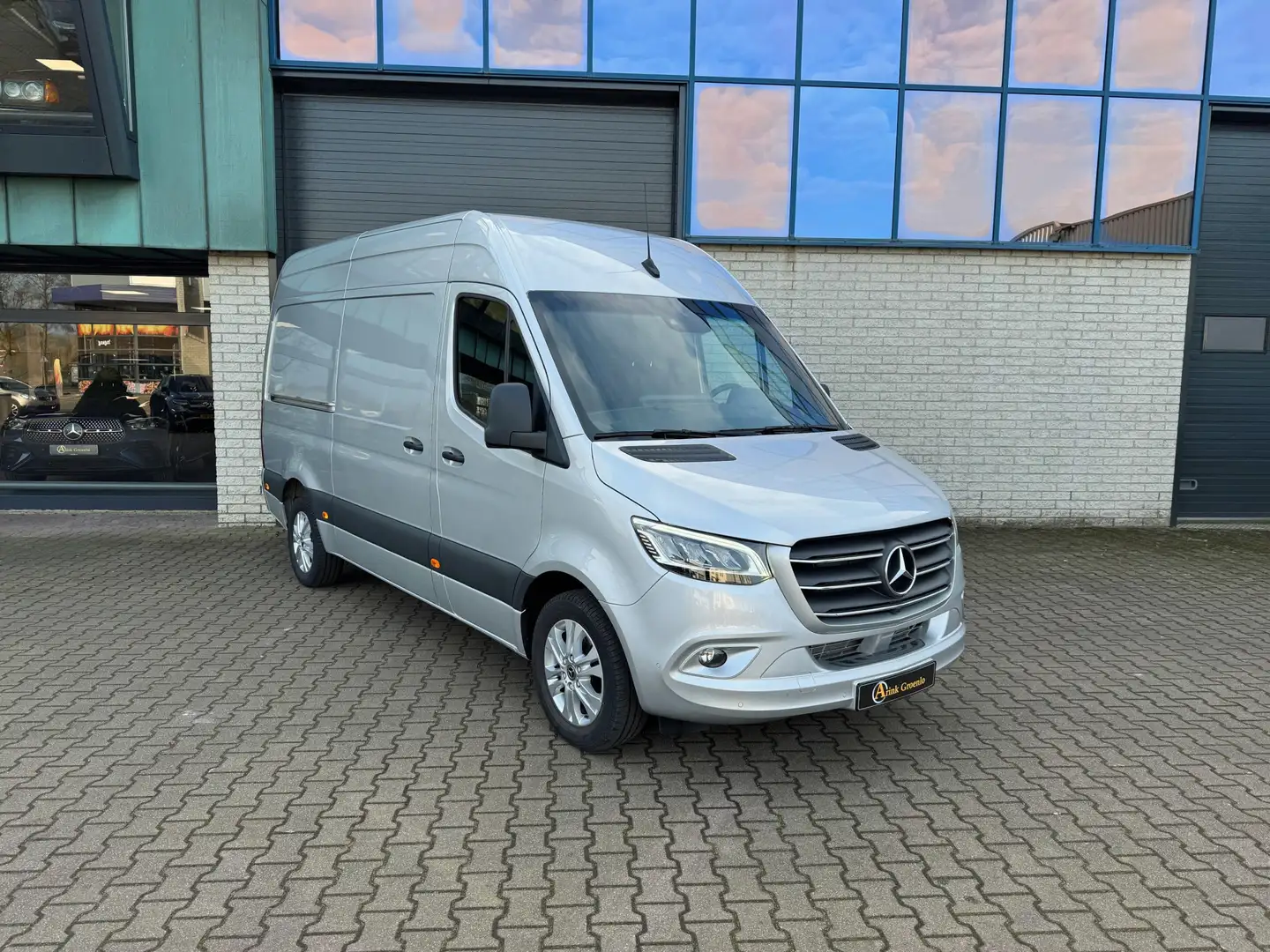 Mercedes-Benz Sprinter 319 CDI L2H2 BPM vrij 360° ALARM KL3 DISTRONIC MBU Zilver - 1