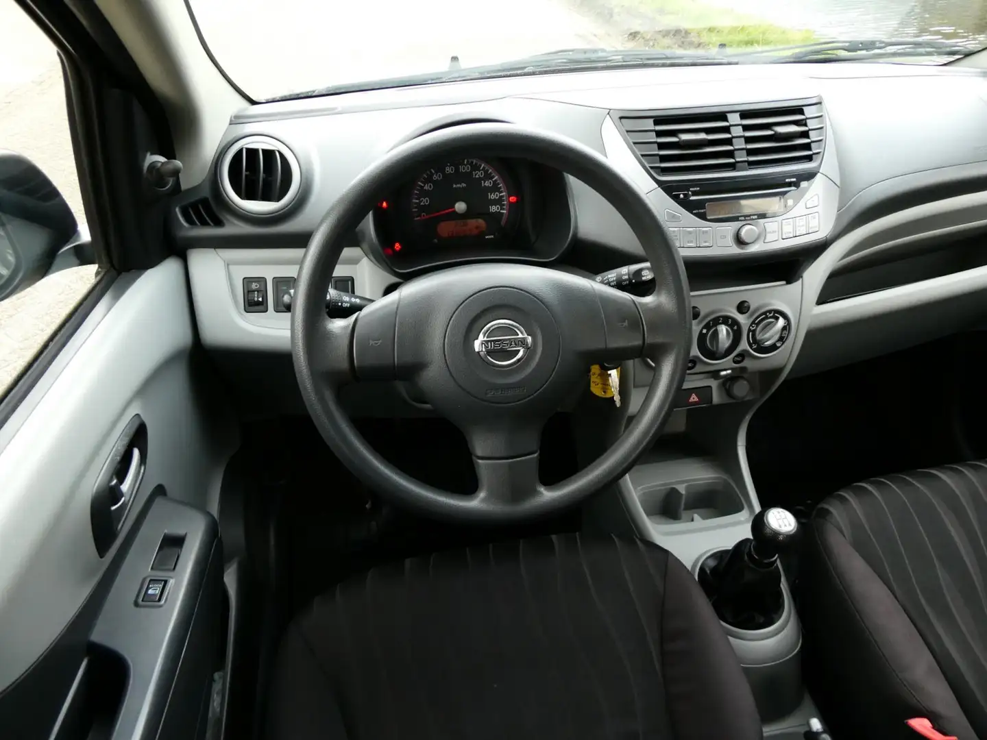 Nissan Pixo 1.0 Acenta 133.000km Zuinig A-Label 2e eigenaar Hi Schwarz - 2