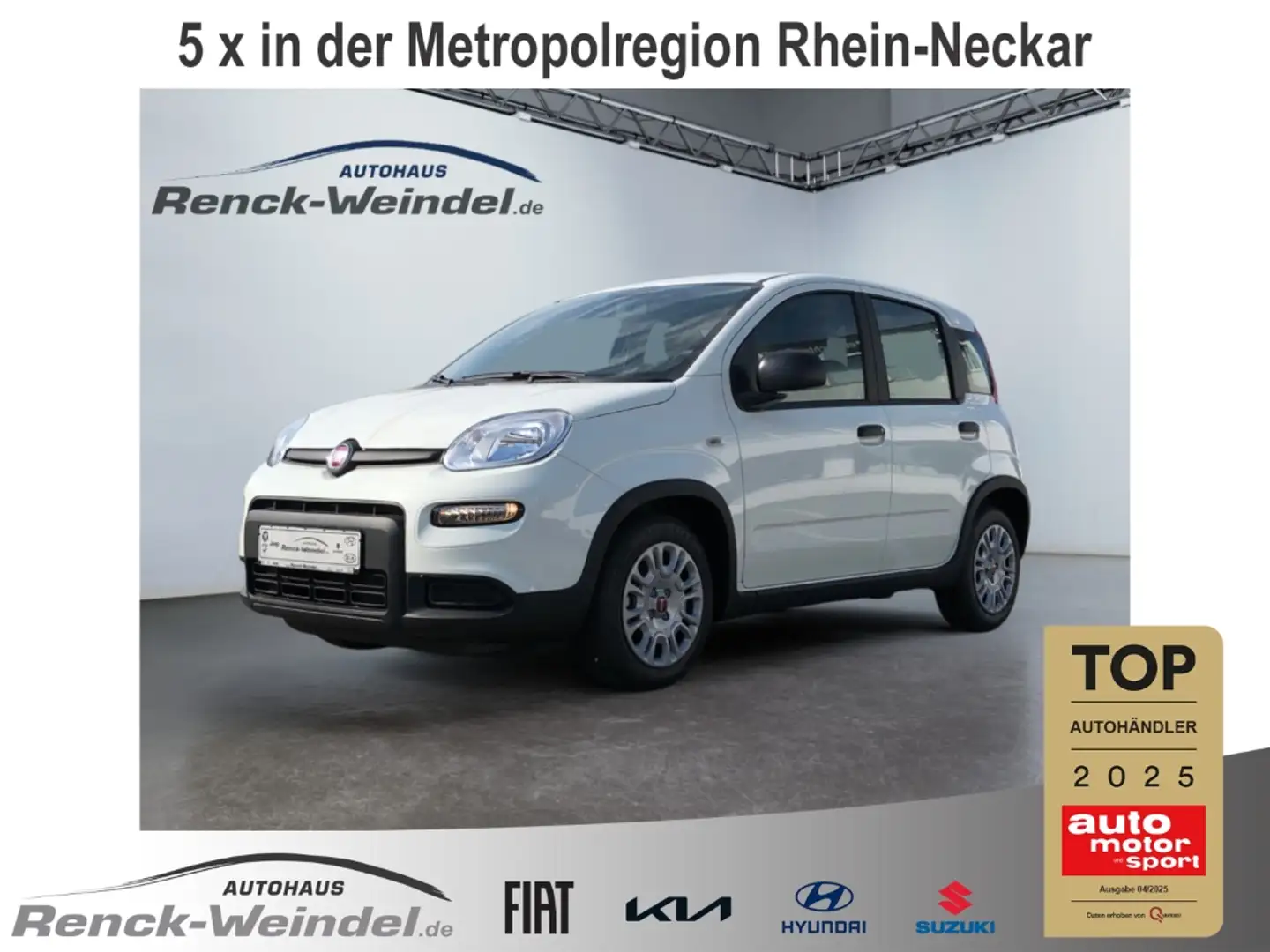 Fiat Panda 1.0 GSE Klima PDC DAB Radio Berganfahrass. Funkfer Weiß - 1