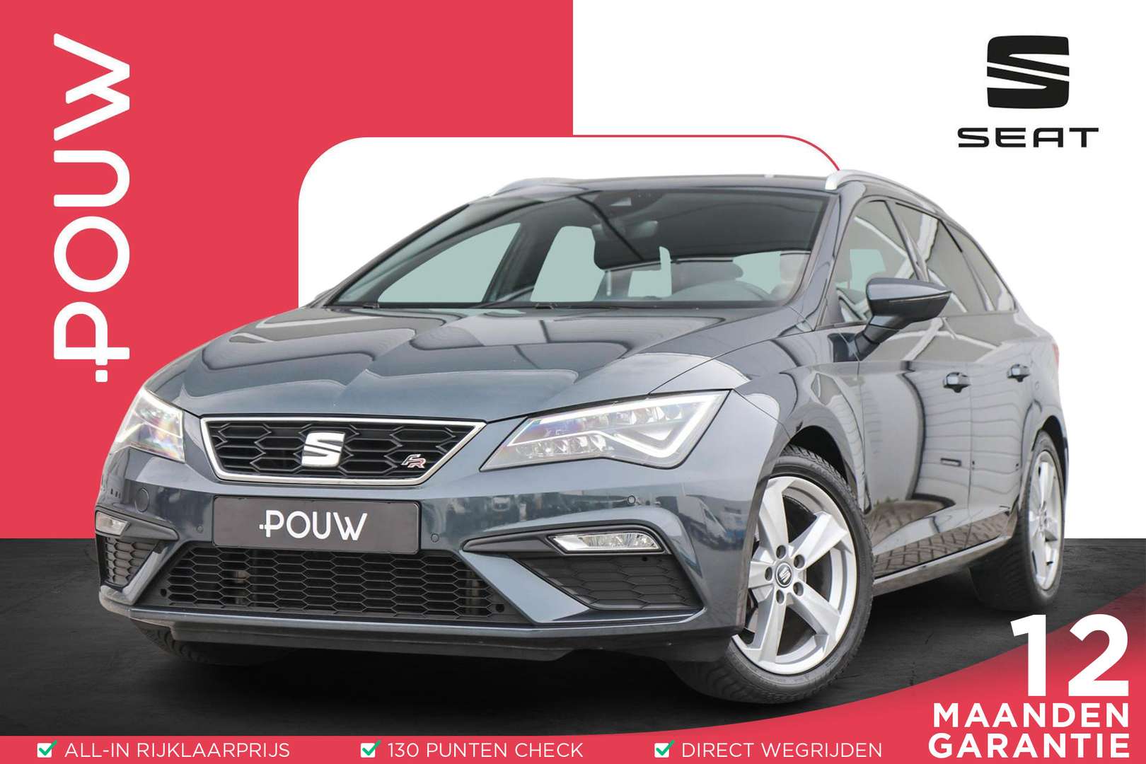 Seat Leon nuo 319 €/ mėn Benzinas 2020m. Kita Mechaninė