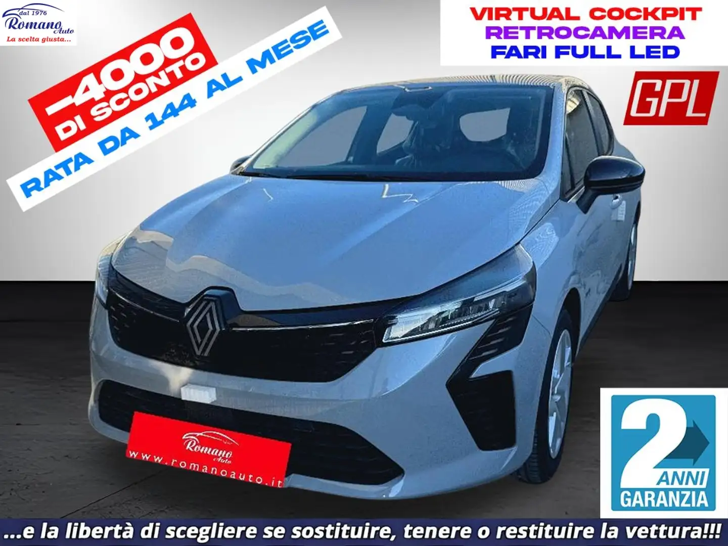 Renault Clio TCe 100 CV GPL Evolution Grigio - 1