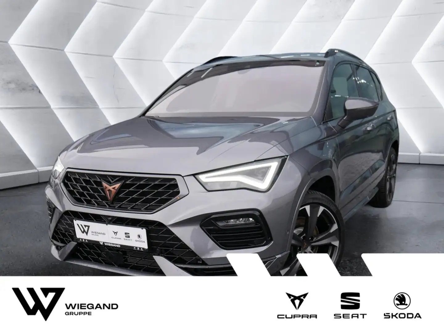 CUPRA Ateca VZ 2.0 TSI 4Drive NAVI AHK ACC LED 360° Gris - 1
