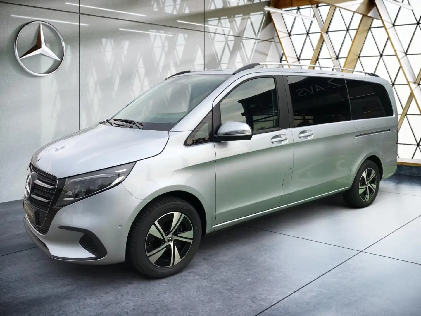 Mercedes-Benz V 220 d 4MATIC STYLE Lang AHK*Easy-Pack**Kamera* Silber - 2