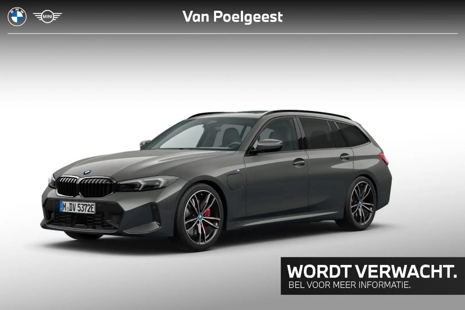 BMW 330 3 Serie Touring 330e Innovation Pack M Sportpakket Grijs - 1