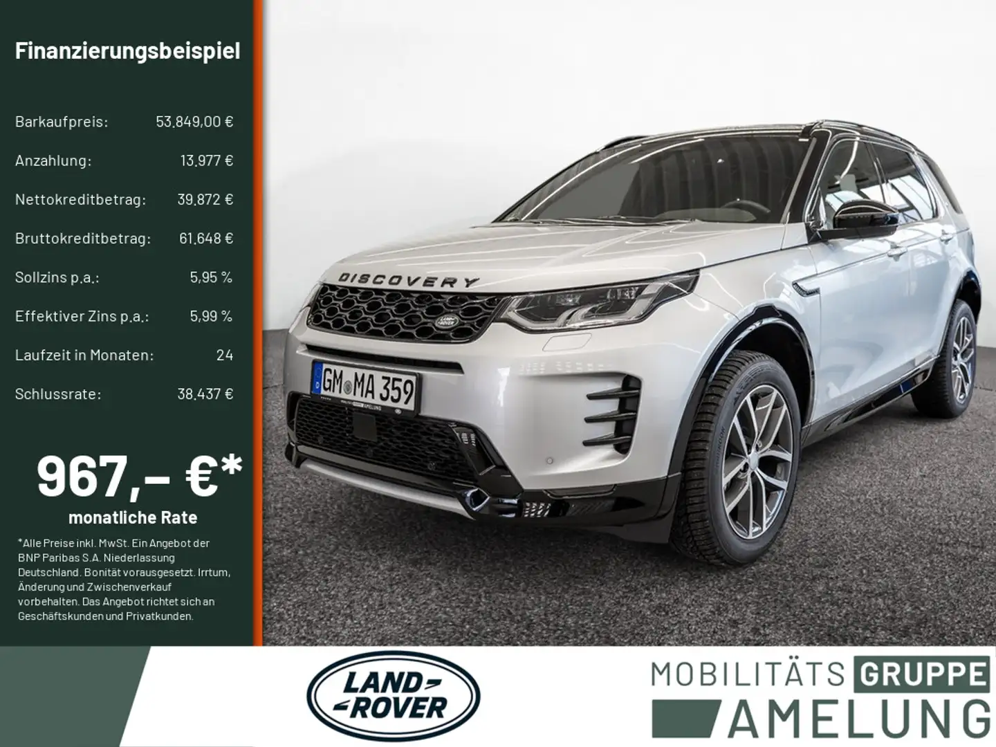 Land Rover Discovery Sport D200 Dynamic SE Silber - 1