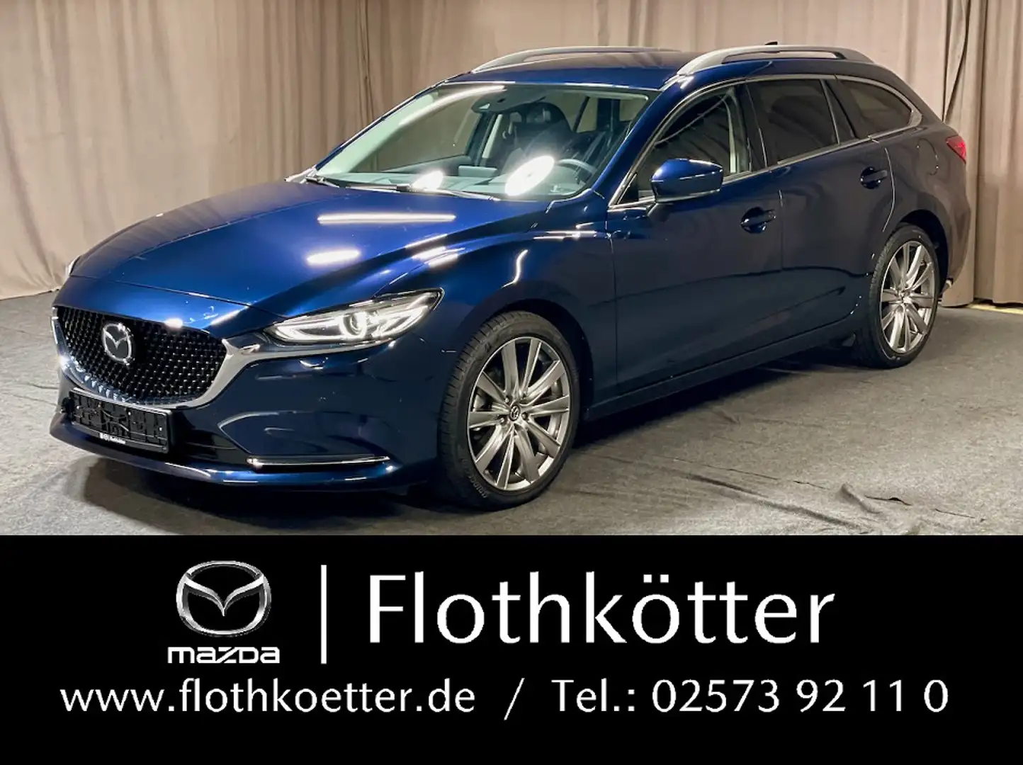 Mazda 6 194PS EXCLUSIVE-LINE*MATRIX-LED*BOSE Blau - 1