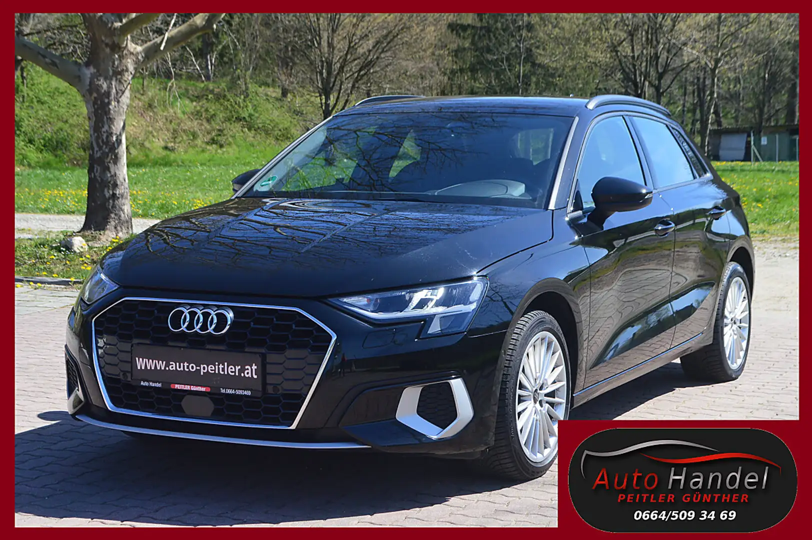 Audi A3 SB 30 TFSI S-tronic+NAVI+SHZ+LED+ Schwarz - 1
