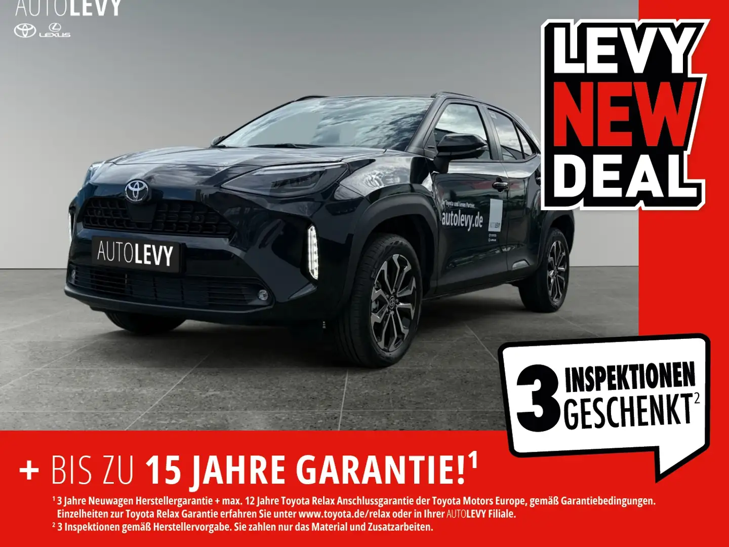 Toyota Yaris Cross - 1.5 l 4x2 Hybrid  Teamplay Navi+RFK Schwarz - 1