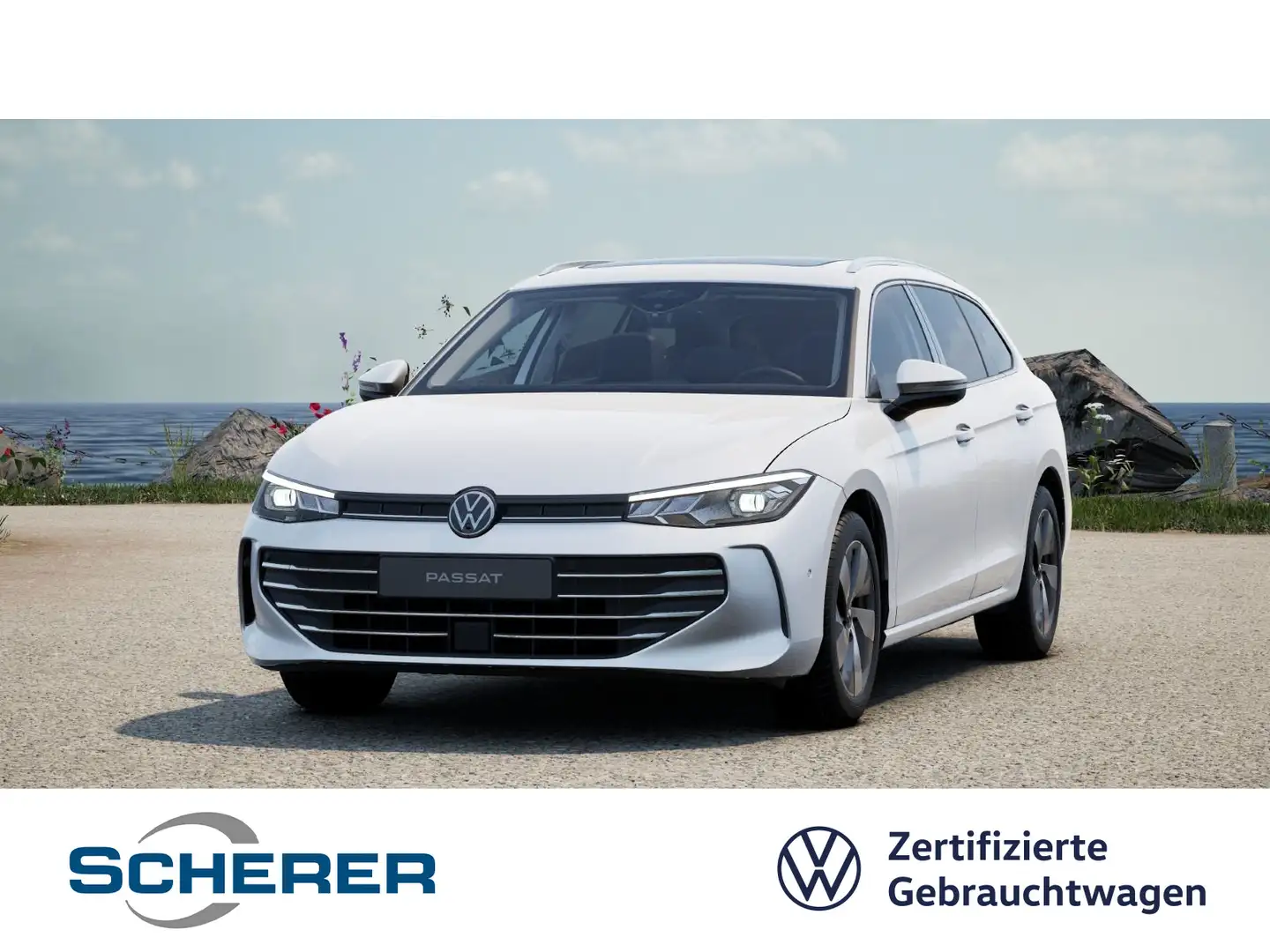 Volkswagen Passat Variant 2.0 TDI DSG LED NAVI PANO 360° AC Weiß - 1