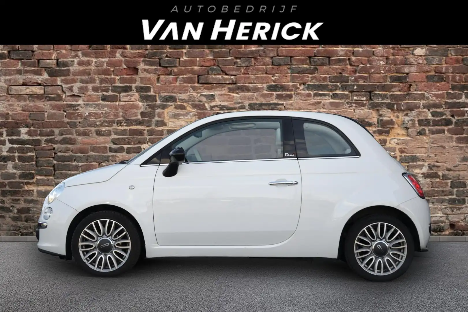 Fiat 500C 0.9 TwinAir Lounge| Leder | Clima | Parkeersensore Fehér - 2
