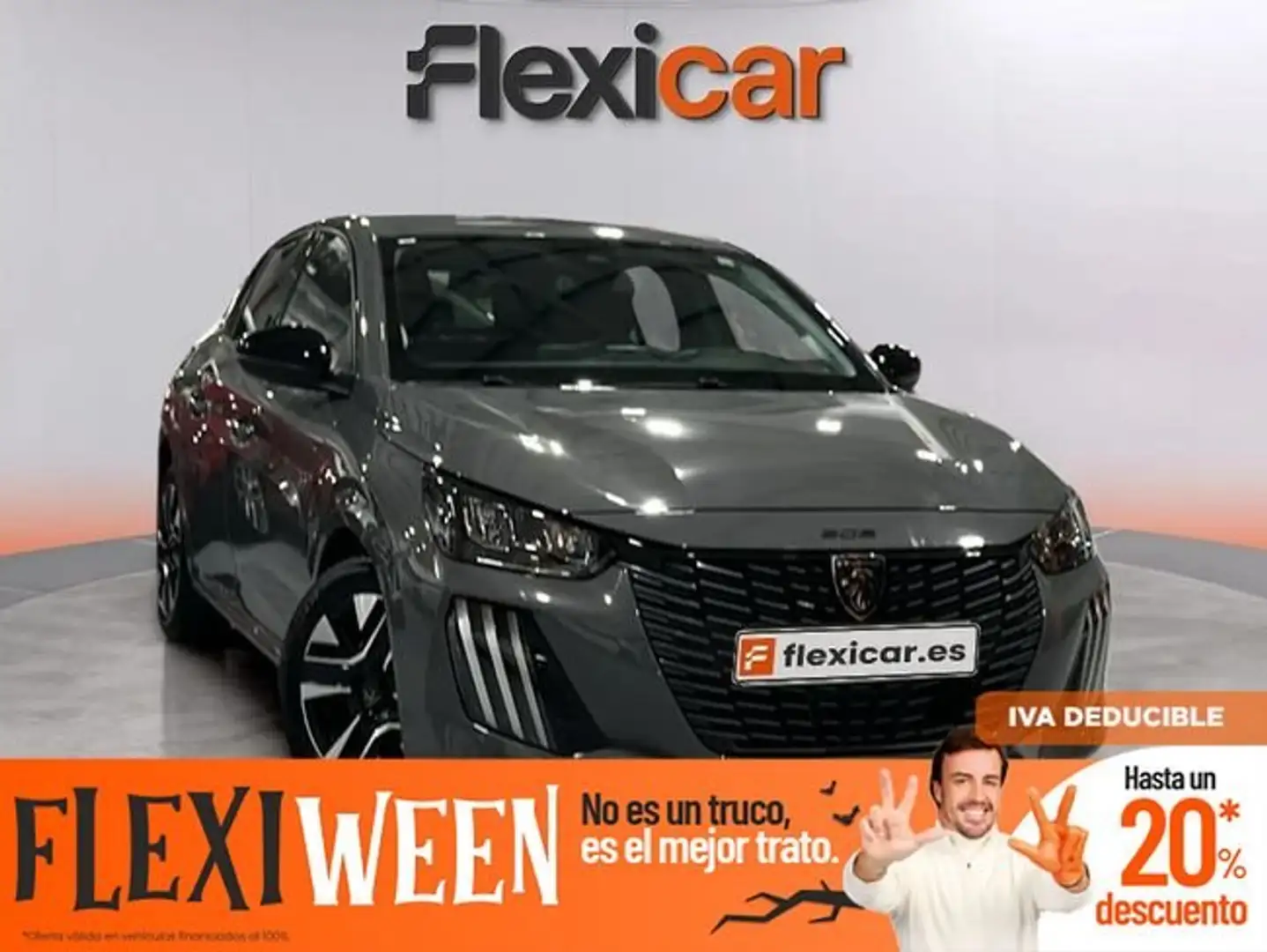 Peugeot 208 1.2 Puretech S&S Allure 100 Gris - 1