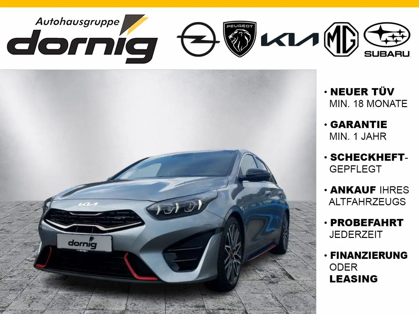 Kia ProCeed / pro_cee'd ProCeed GT DCT7, Navi, SHZ Argintiu - 1