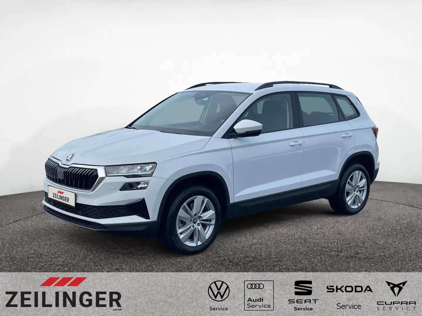 Skoda Karoq Selection TSI DSG|NAVI|KAMERA|VORB.AHK|SHZ Weiß - 1