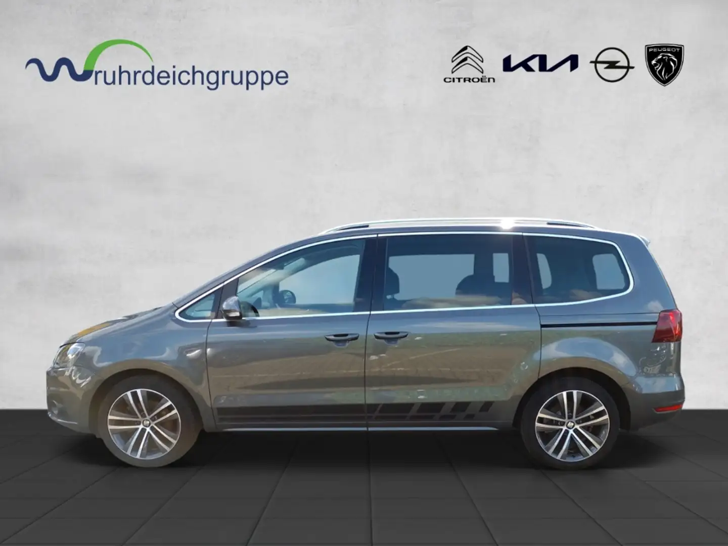 SEAT Alhambra FR-Line 1.4 TSI DSG ACC NAVI PANO. Grau - 2