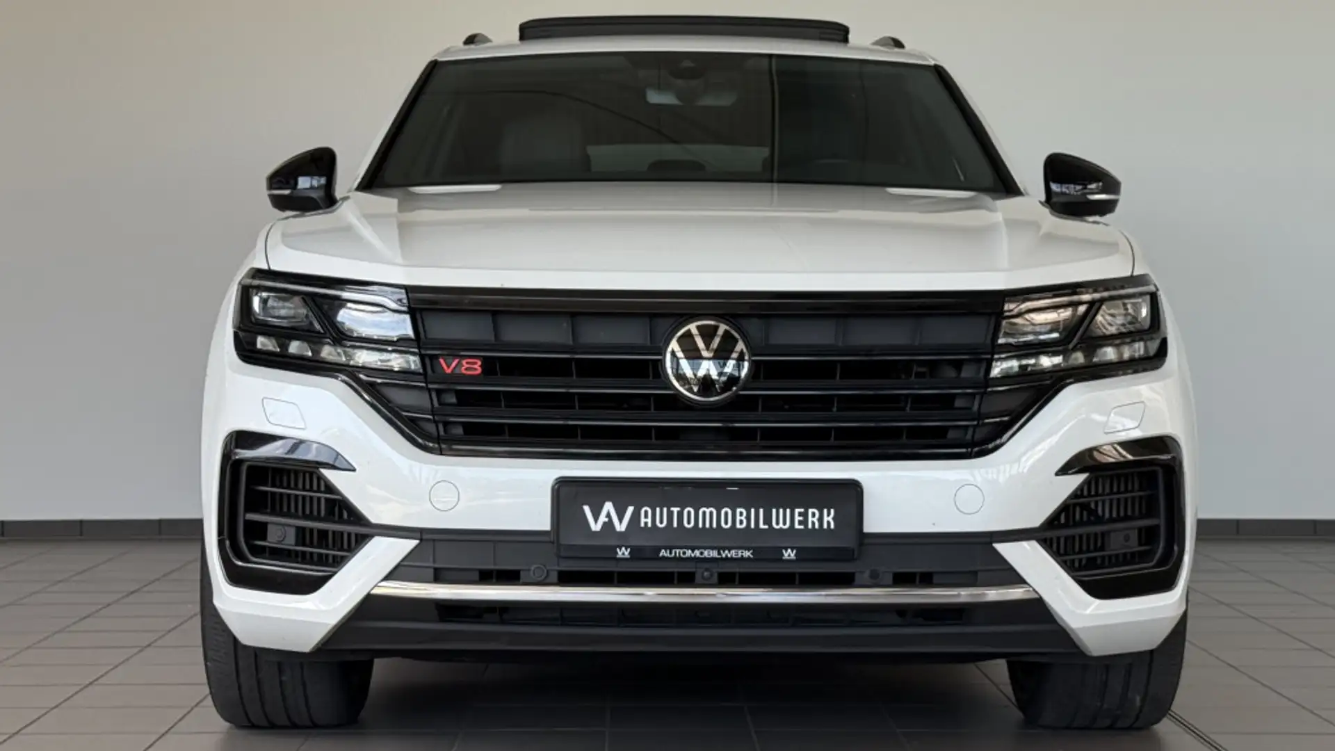 Volkswagen Touareg R-Line 4M |LAST |AHK |MATR |PANO |360° Weiß - 2