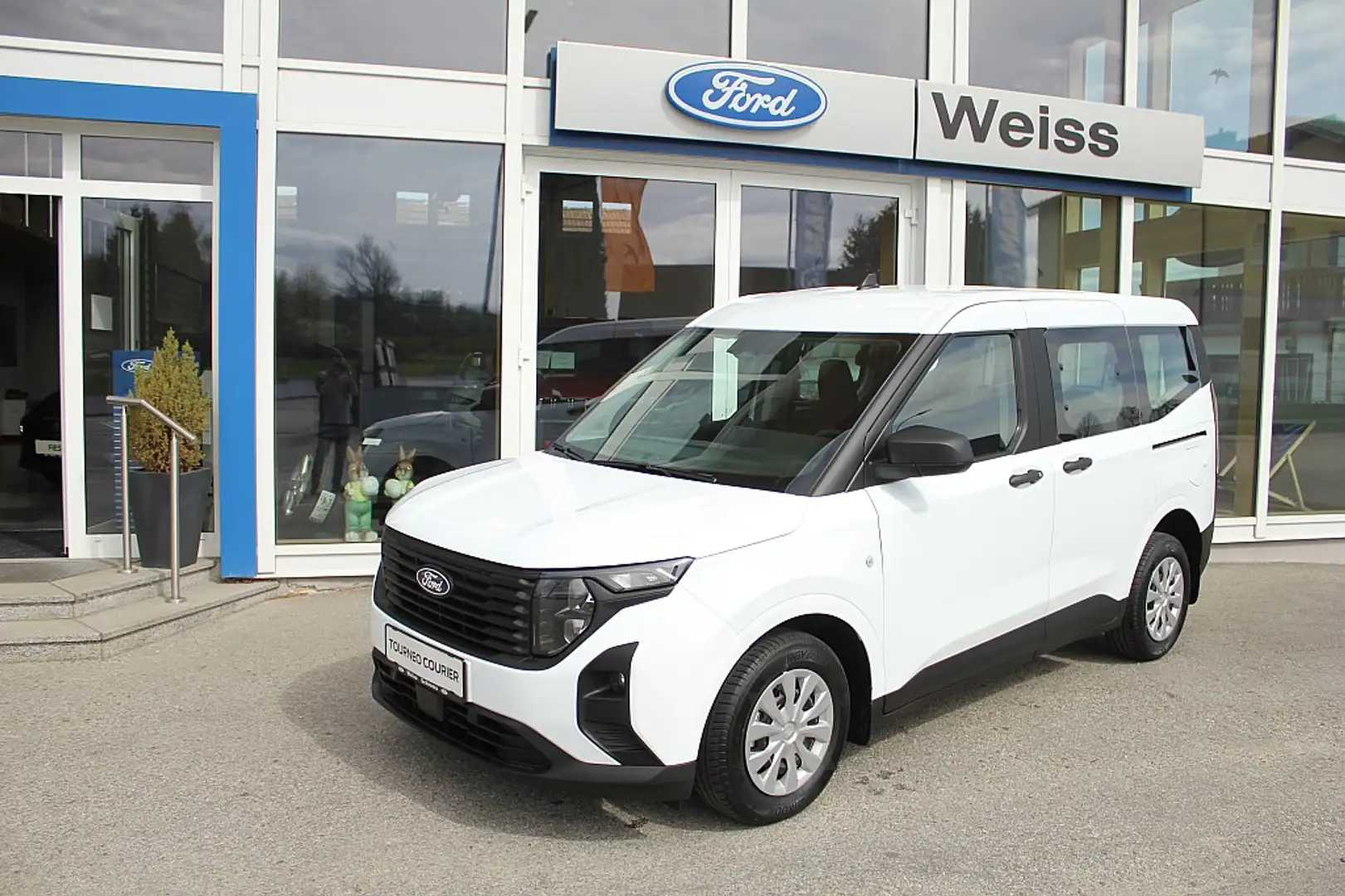 Ford Tourneo Courier 1,0 EcoBoost Trend Weiß - 1