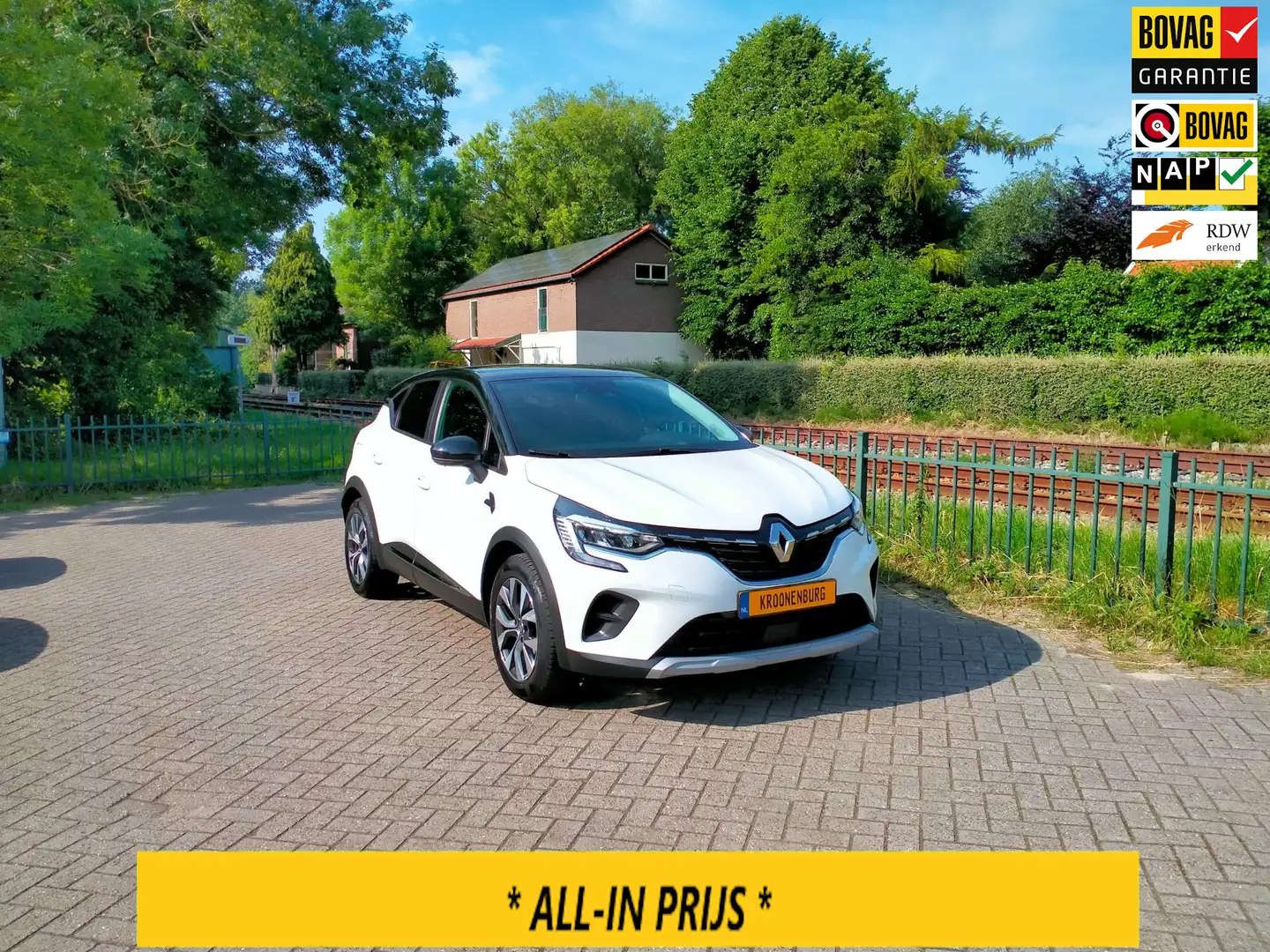 Renault Captur 1.0 TCe 100 Intens trekhaak android parelmoer wit Bianco - 1