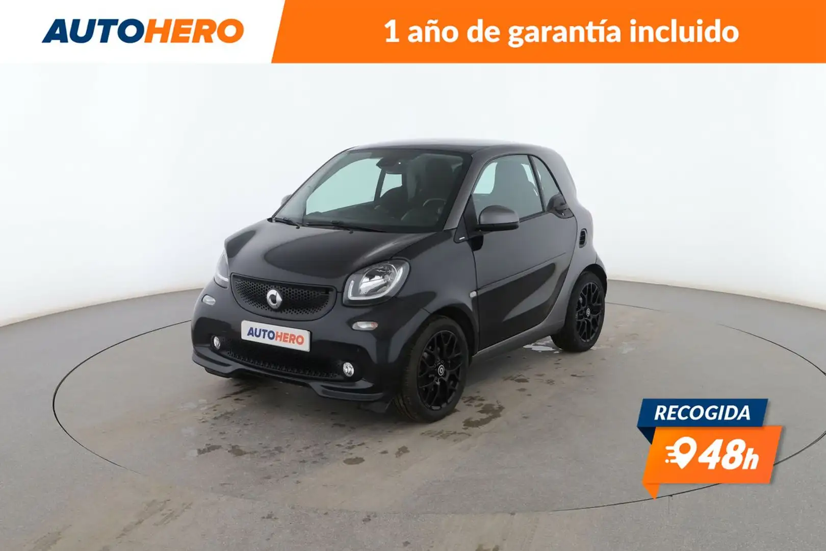 smart forTwo 0.9 Turbo Basis passion Negro - 1
