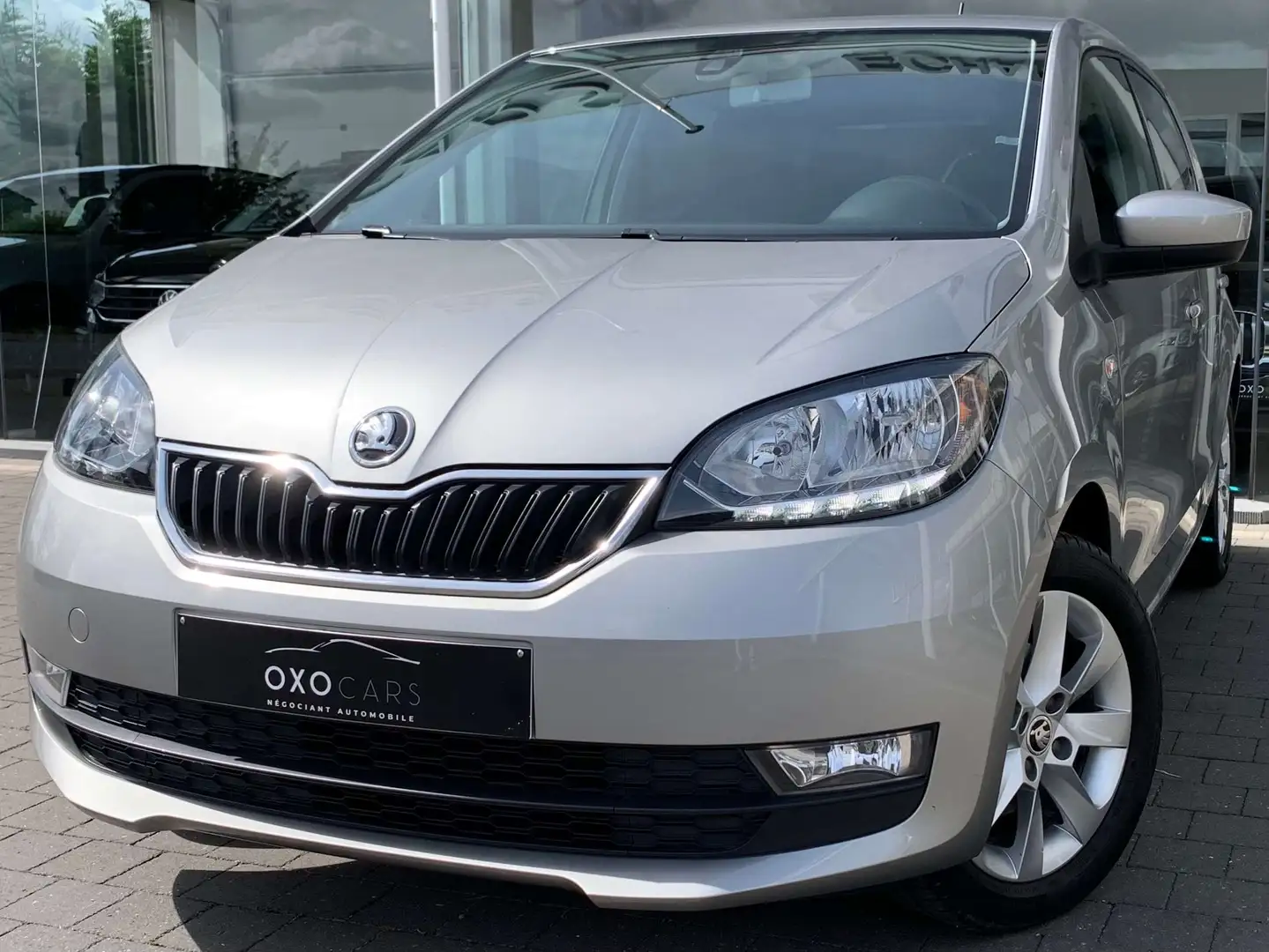 Skoda Citigo 1.0i G-TEC / Essence + CNG / Airco / Cruise / PDC Grau - 1
