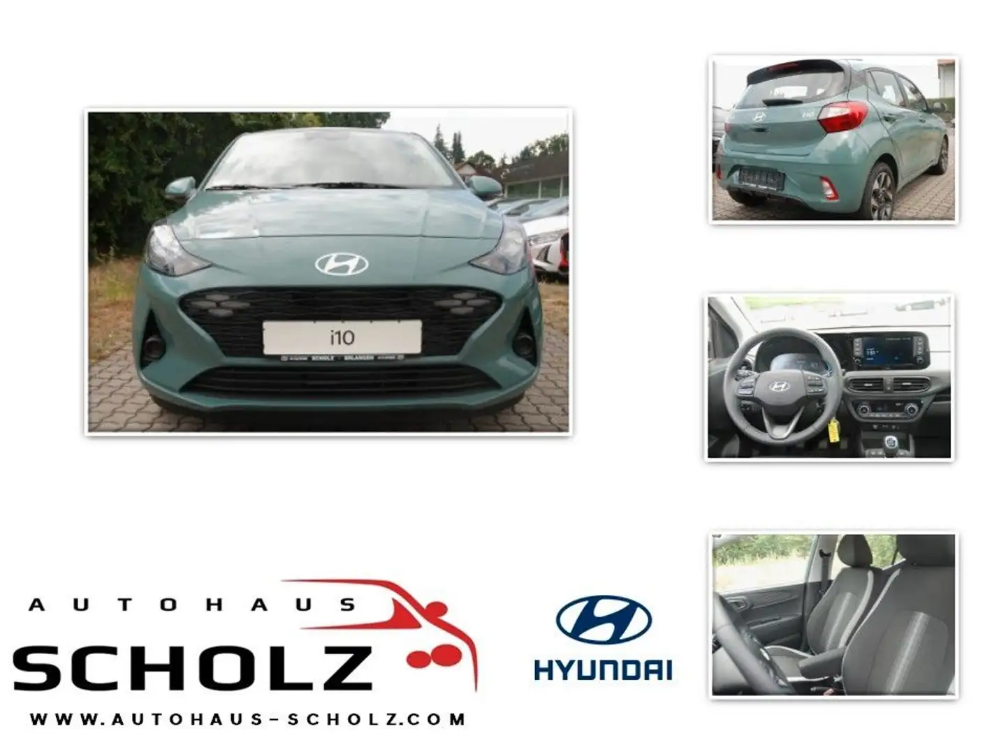 Hyundai i10 1.2 Trend M/T Komfortpaket, Navi, Klimaaut. Vert - 1