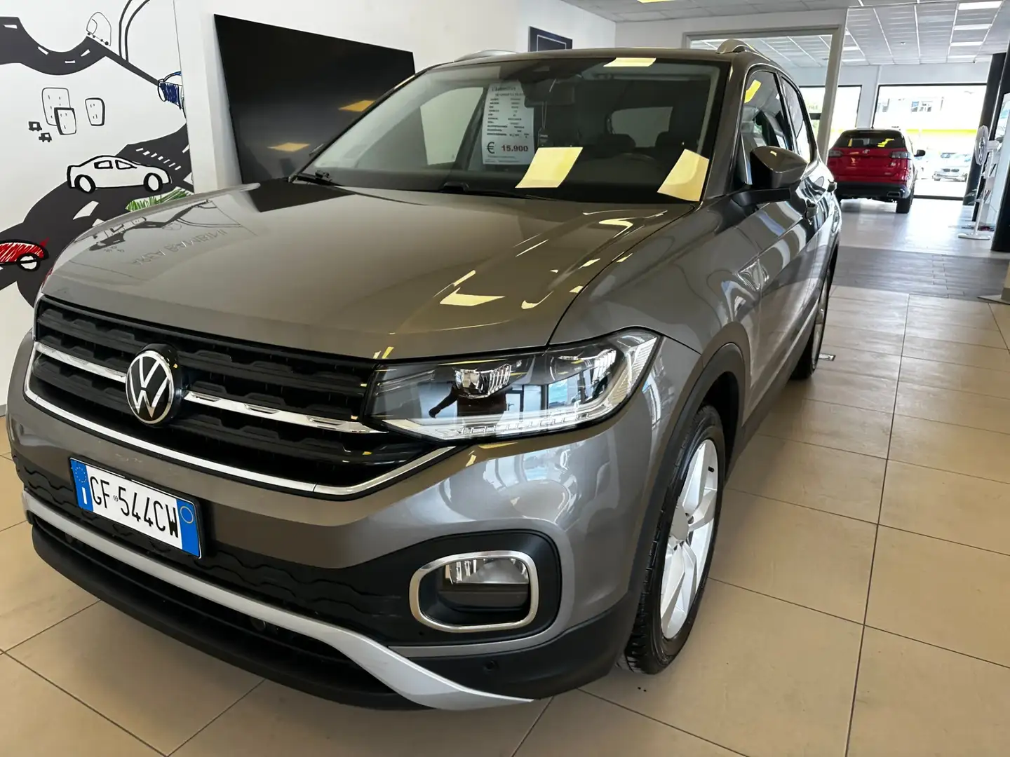 Volkswagen T-Cross 1.0 TSI Style BMT Grijs - 1