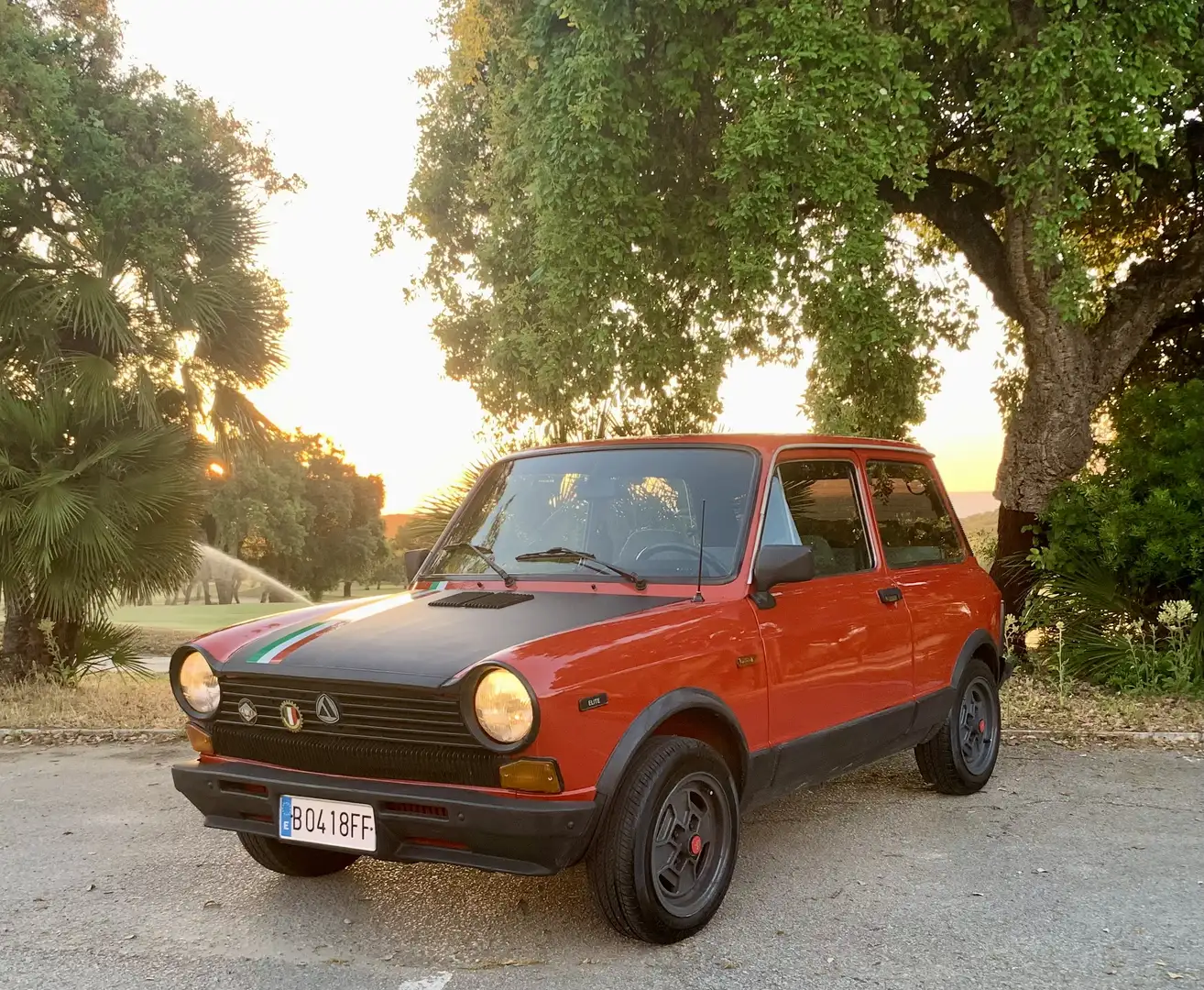 Autobianchi A 112 ELITE (Lancia Fiat Abarth) Rojo - 2