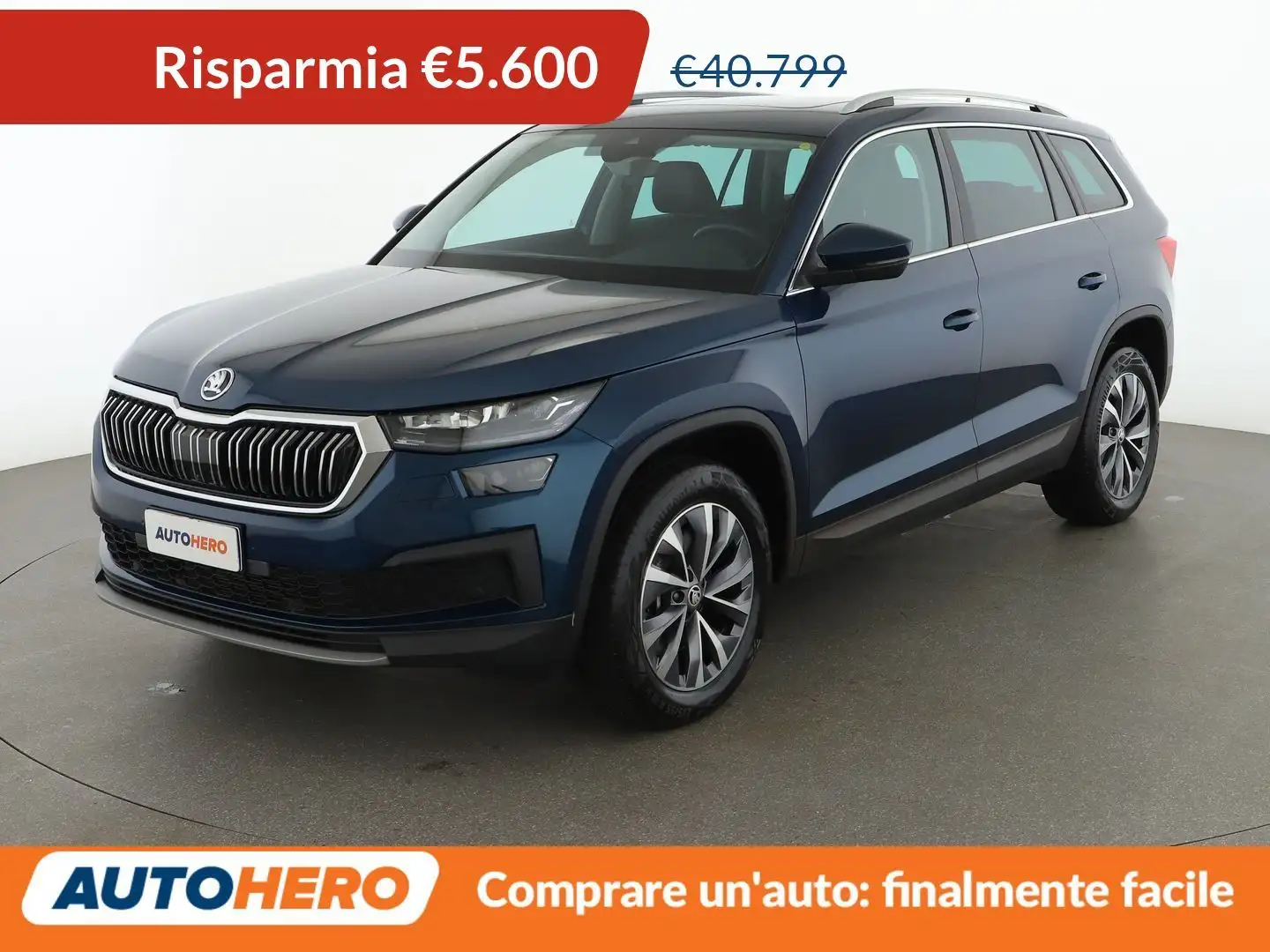 Skoda Kodiaq 2.0 TDI Style 200 CV DSG 4x4 Blau - 1