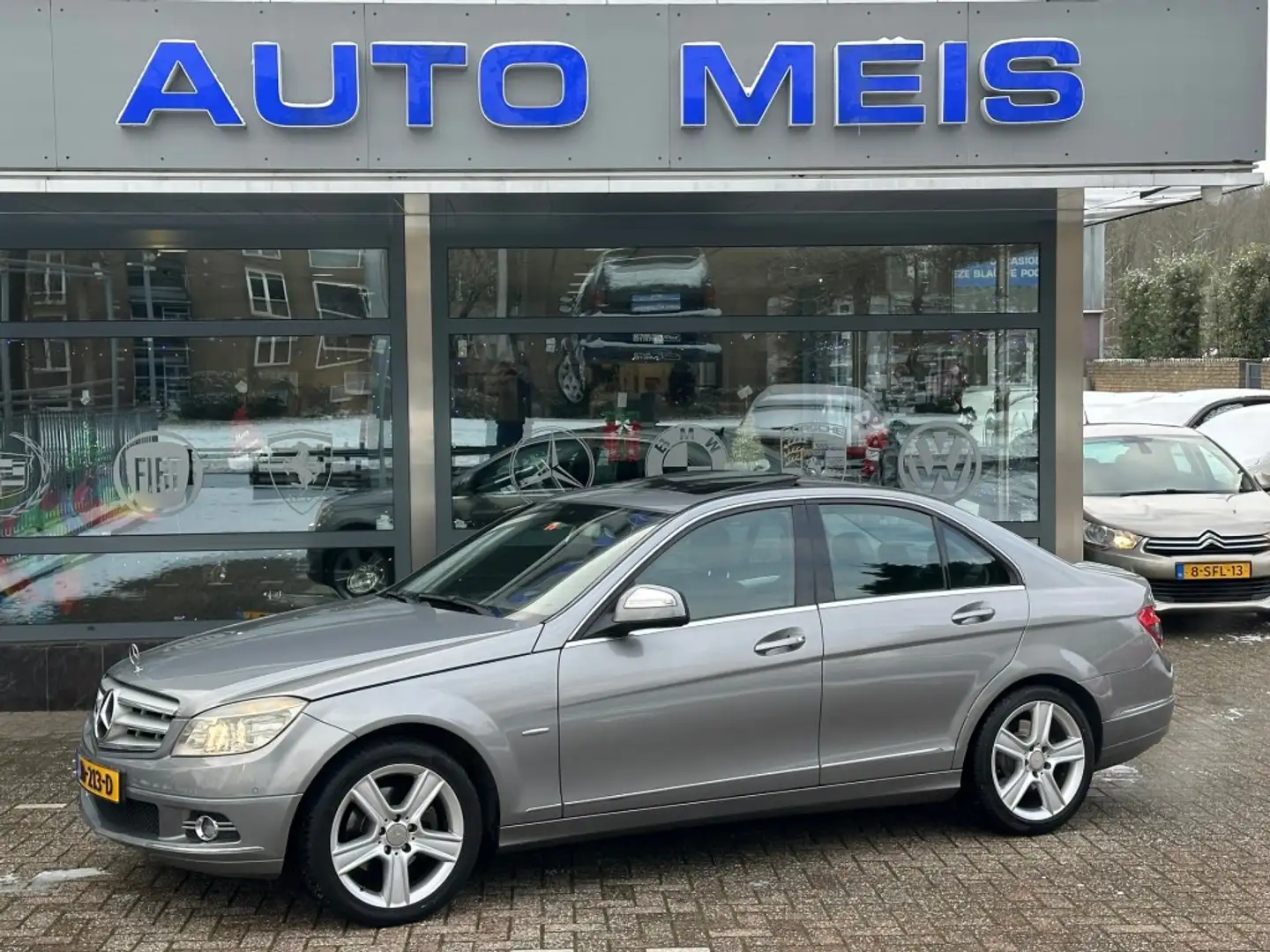 Mercedes-Benz C 200 200 K Navi Trekhaak Airco Telefoon Cruise Grau - 1