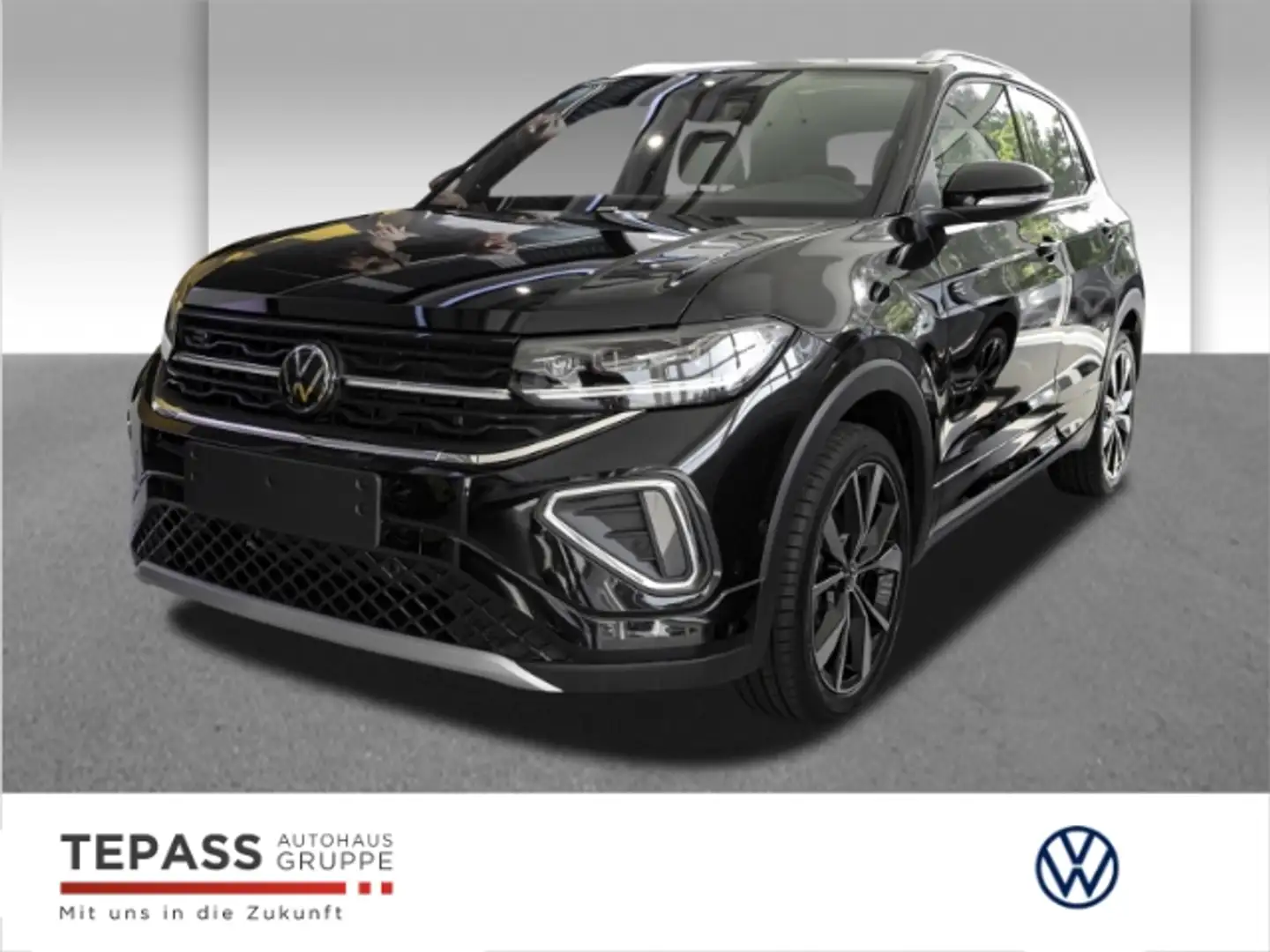 Volkswagen T-Cross 1.5 TSI R-Line LED NAVI AHK KAMERA Fekete - 1