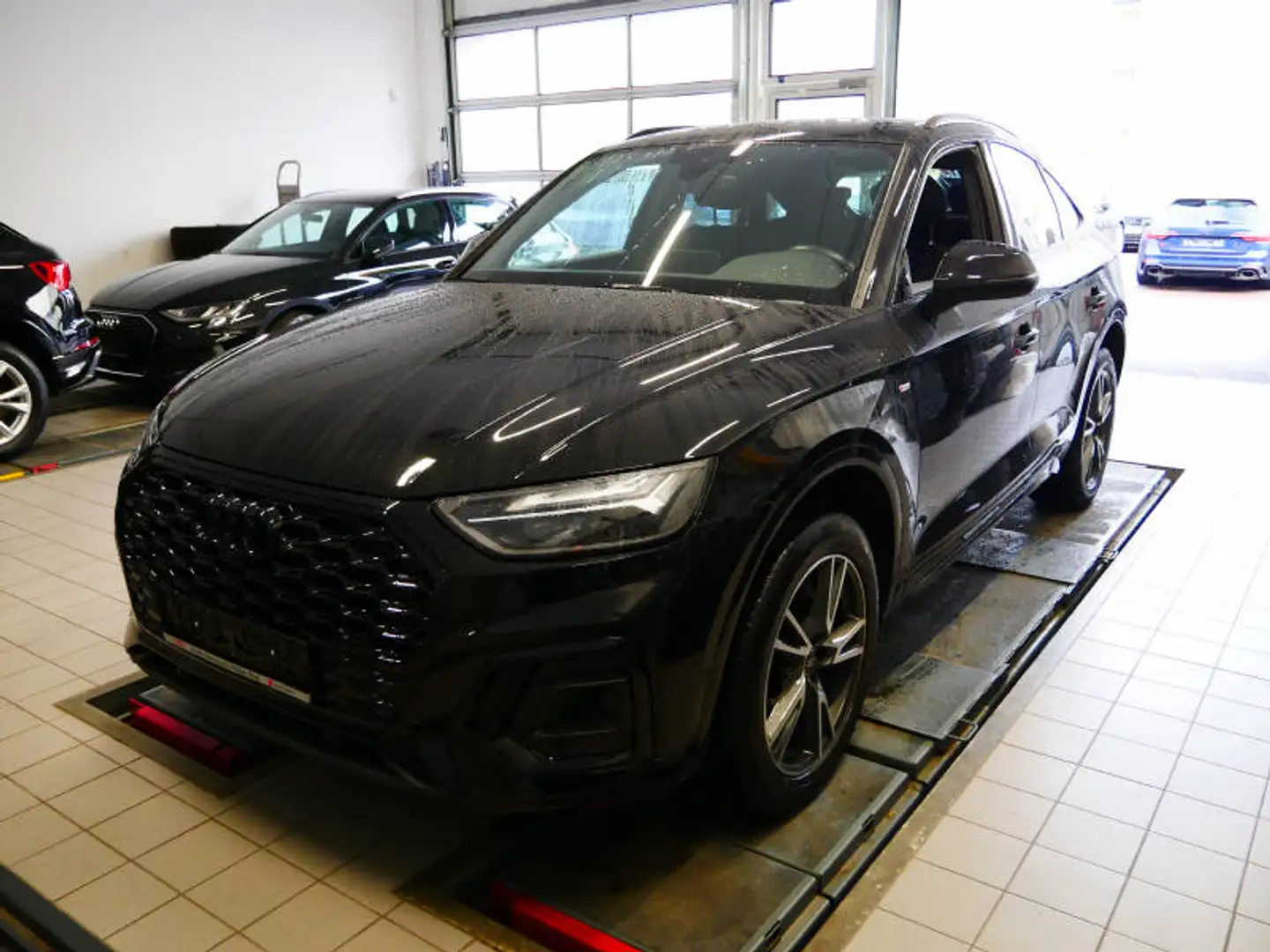 Audi Q5 Sportback 40 TDI qu S line VIRTUAL LEDER LM19 Schwarz - 1