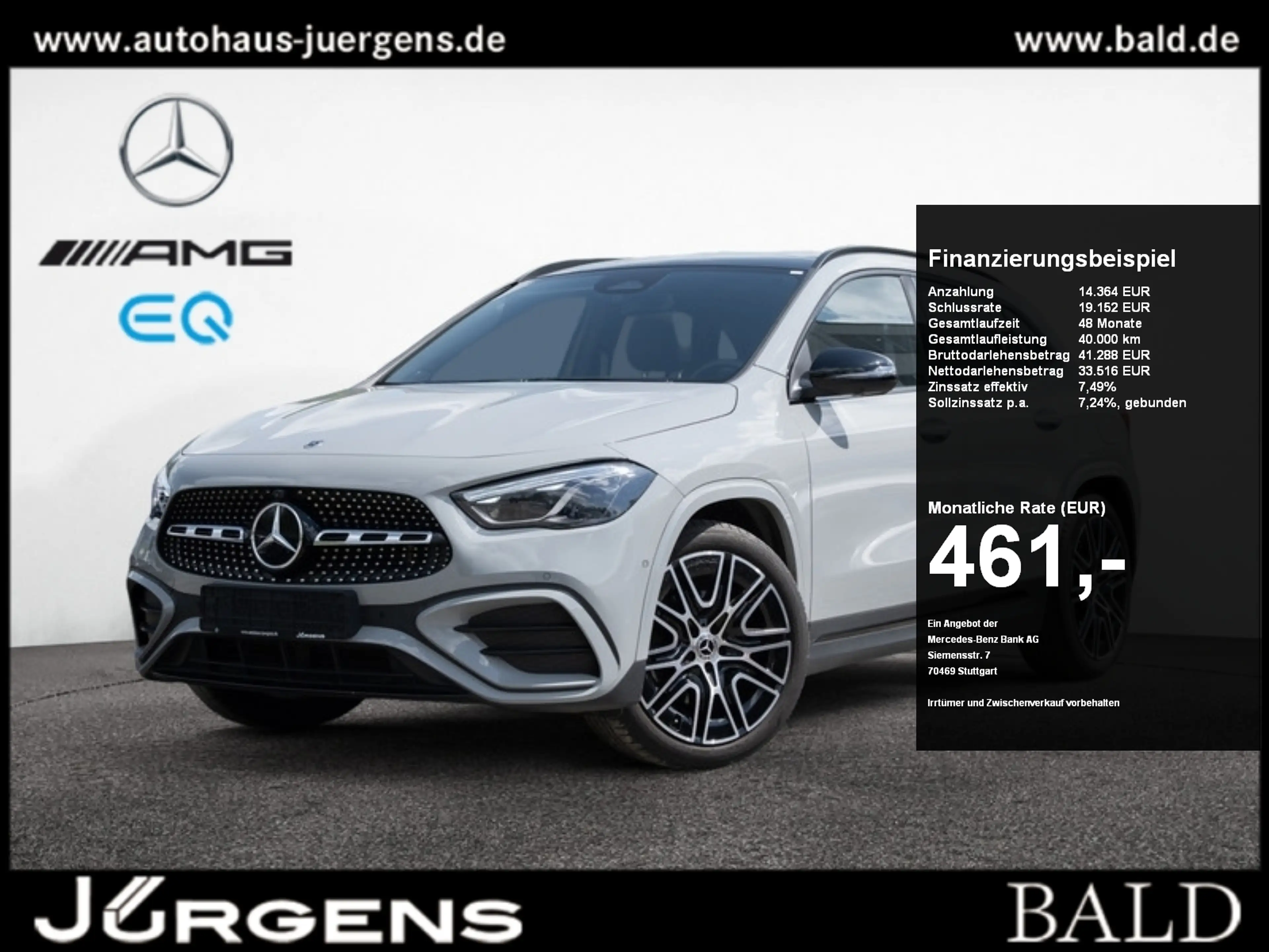 Mercedes-Benz GLA 220 d 4M AMG-Sport/MLB/360/Pano/AHK/Night/20