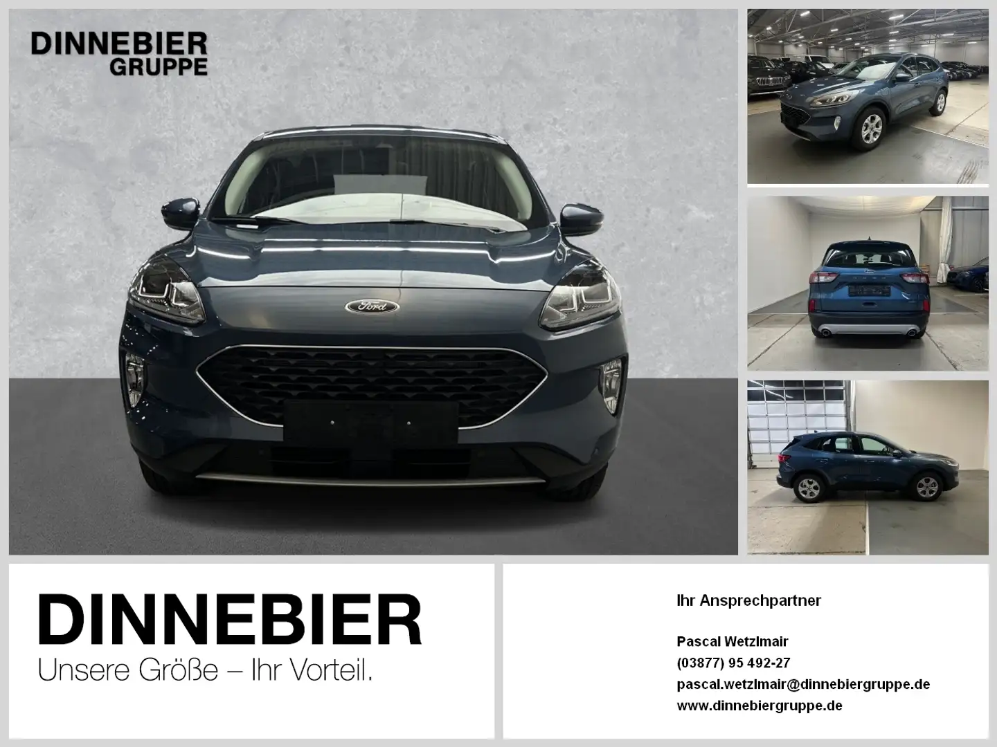 Ford Kuga Cool&Connect Navi+PDC+Klima+Winterpaket Blau - 1