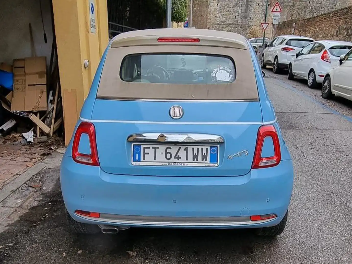 Fiat 500C 500C III 2015 1.2 Spiaggina 58 69cv Blu/Azzurro - 2