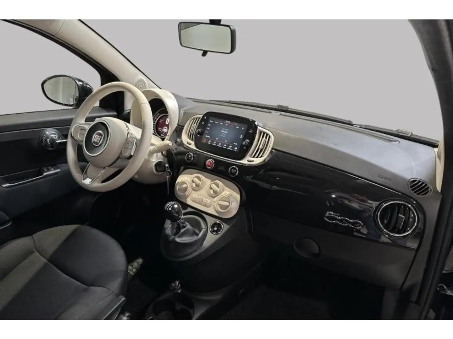 Fiat 500 1.0 Hybrid 70 Zwart - 2