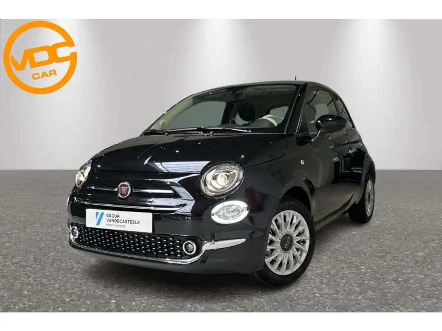 Fiat 500 1.0 Hybrid 70 Zwart - 1