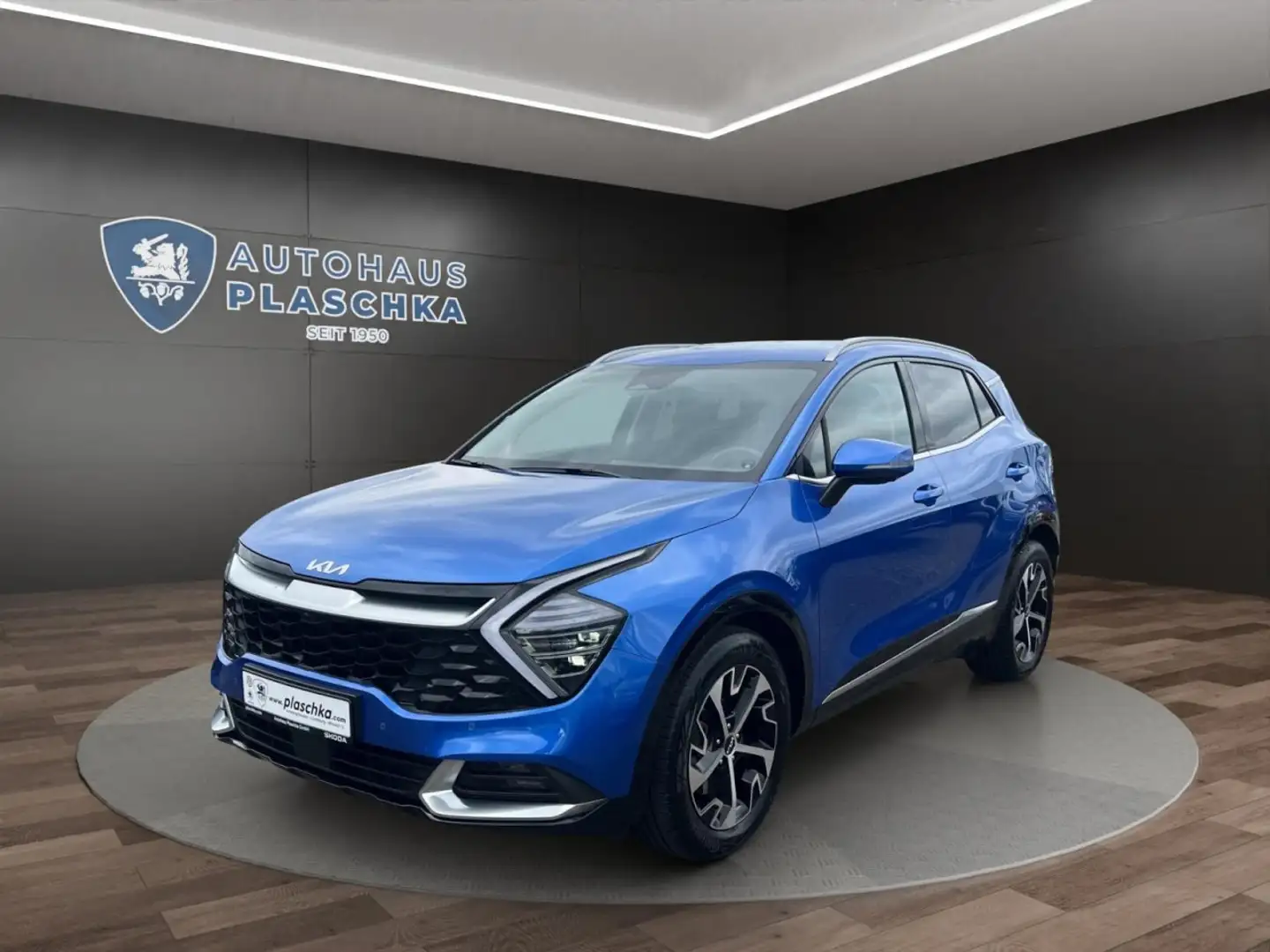 Kia Sportage 1.6 T-GDI DCT Mild-Hybrid Spirit Klima Navi Modrá - 1