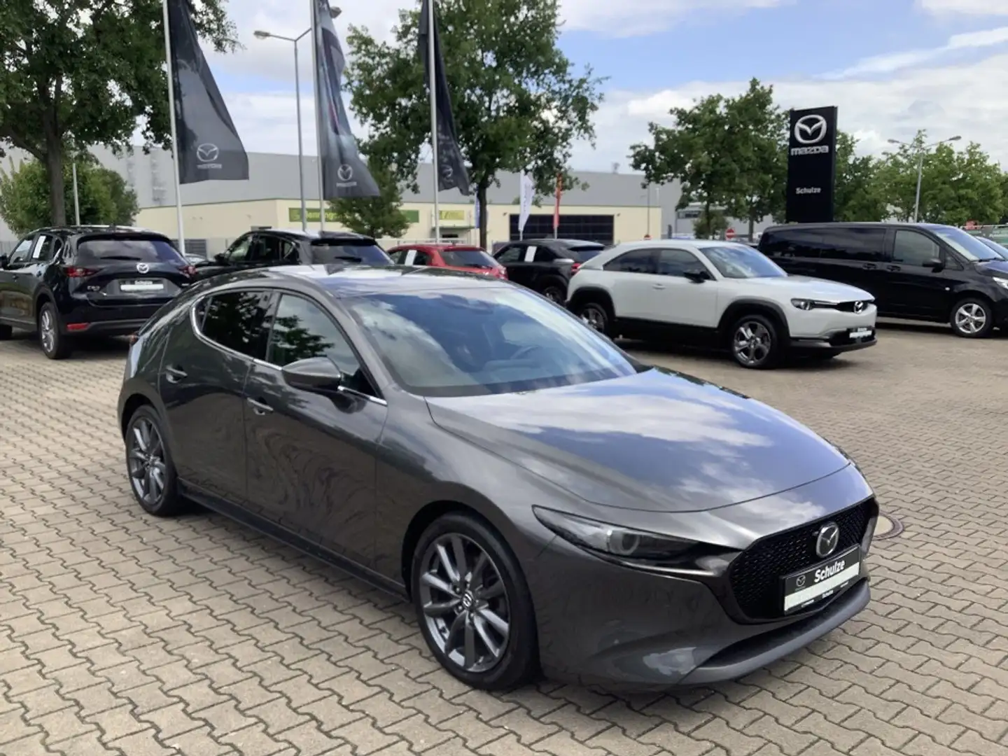 Mazda 3 SKYACTIV-G 2.0 Selection Matrix-LED Bose AHK abneh Gris - 1