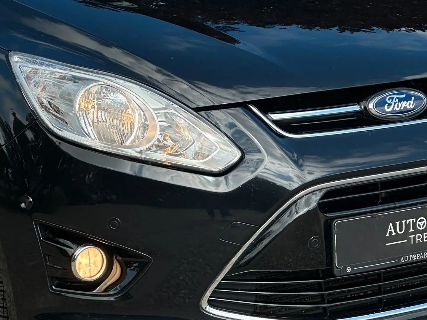 Ford C-Max C-MAX Titanium (AHK-TEMPO-BT-SHZ-PANO-TEILLEDER) Schwarz - 2