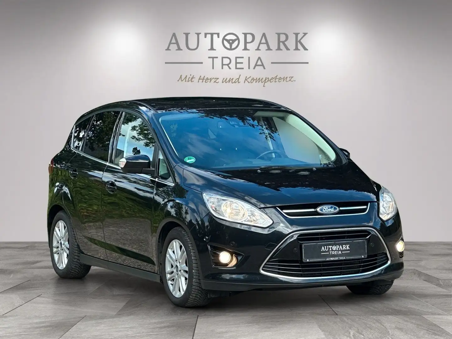 Ford C-Max C-MAX Titanium (AHK-TEMPO-BT-SHZ-PANO-TEILLEDER) Schwarz - 1