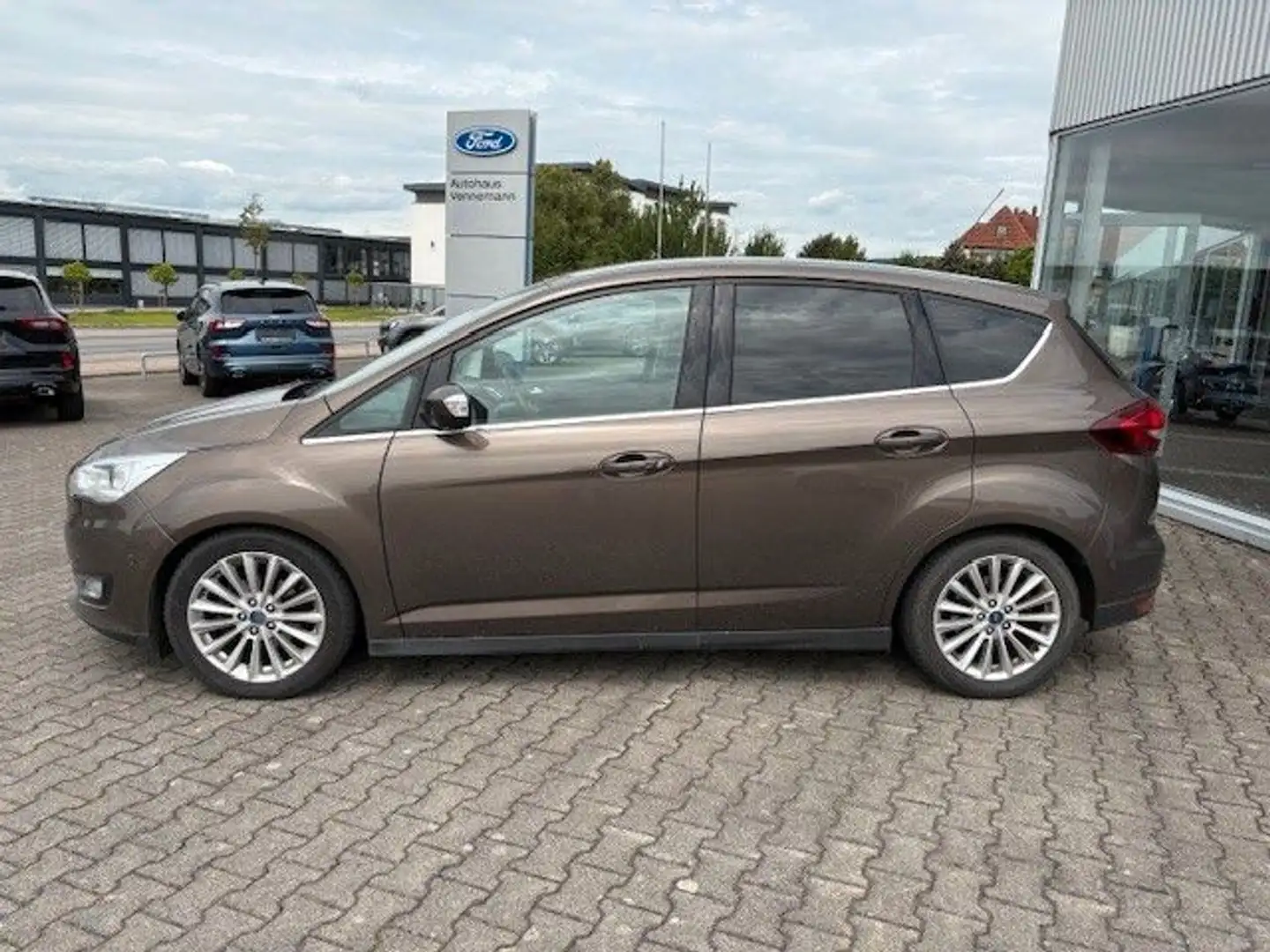 Ford C-Max 1.0 EB Titanium*eKlappe*TWA*VSE*FSA*PDA* Brun - 2