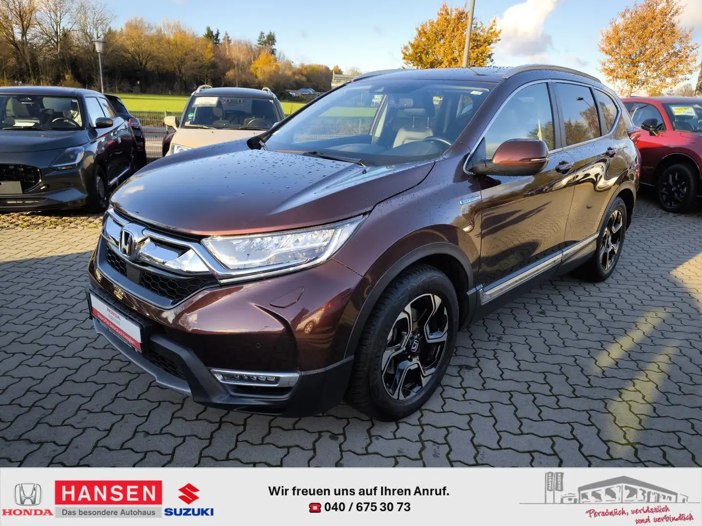 Honda CR-V 2,0 Hybrid LIfestyle 2 WD + AHK Brun - 1