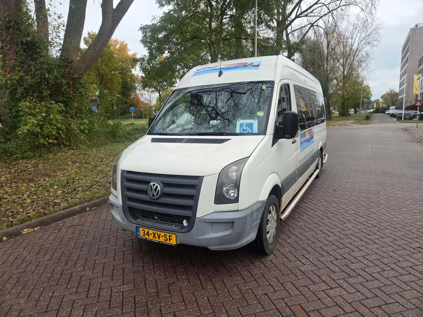 Volkswagen Crafter 35 2.5 TDI L3H2 rolstoel auto lift goed rijdend Wit - 1