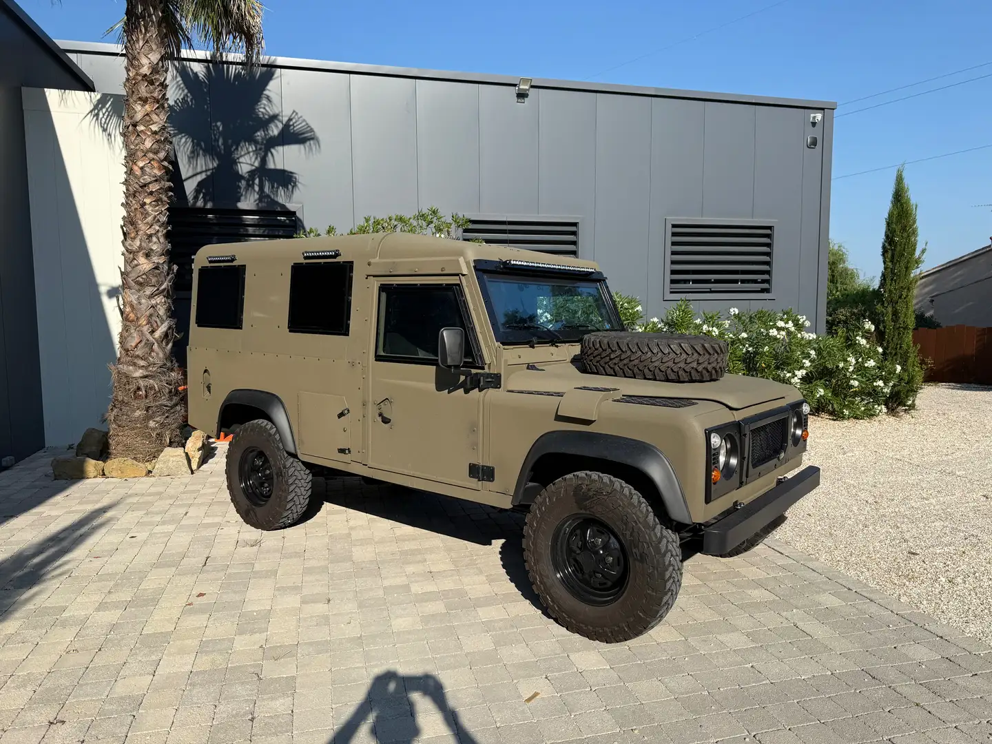 Land Rover Defender SNATCH AMOURED PANZER BLINDE Vert - 1