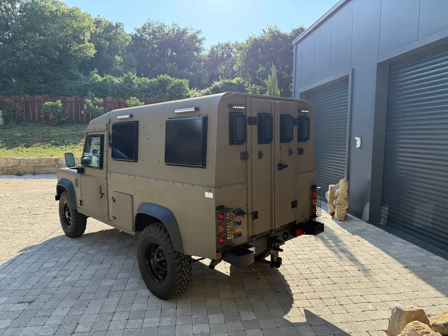 Land Rover Defender SNATCH AMOURED PANZER BLINDE Vert - 2